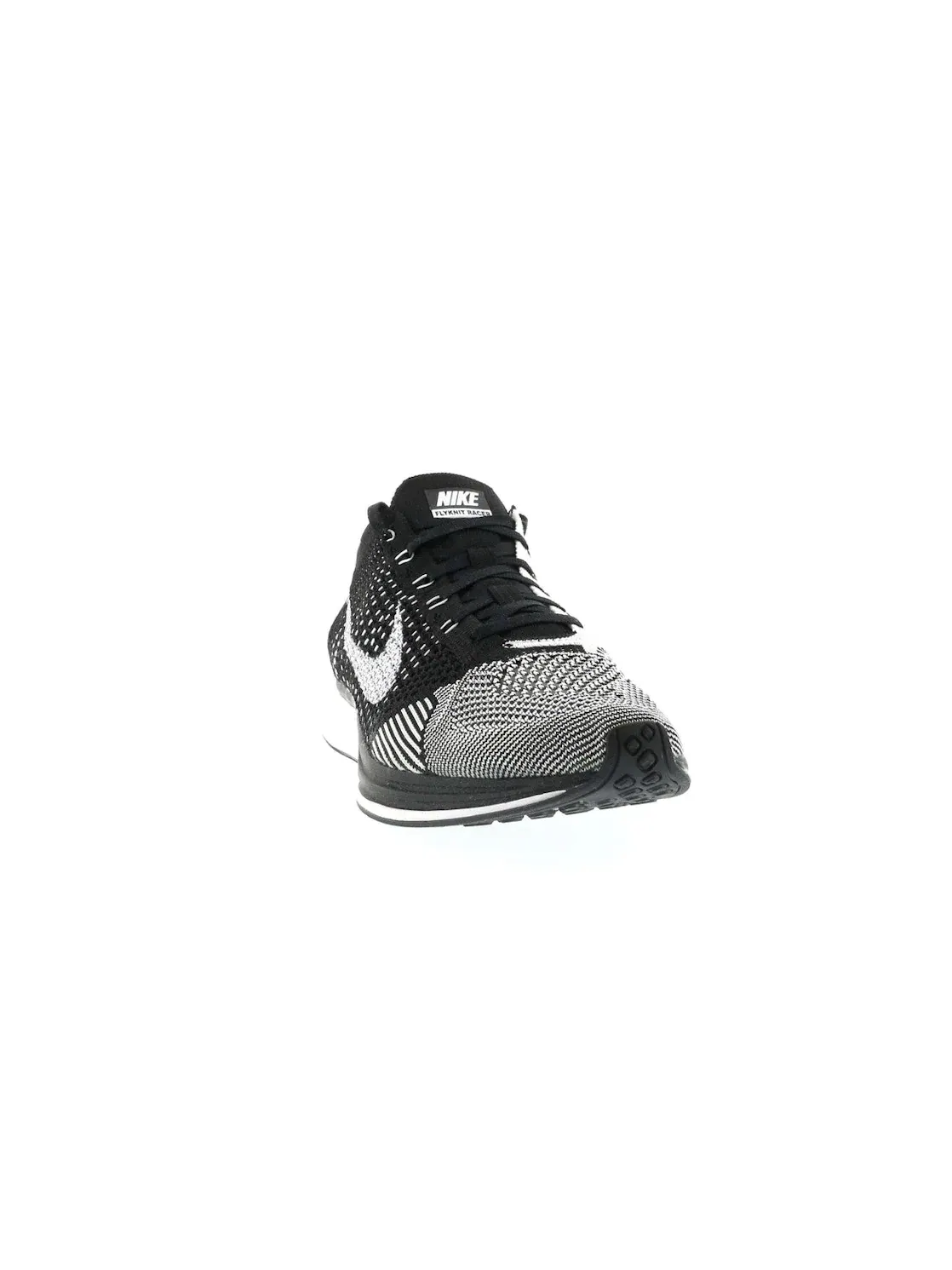 Мужские кроссовки Lifestyle Nike Flyknit Racer — изображение 2 из 4, черный/белый