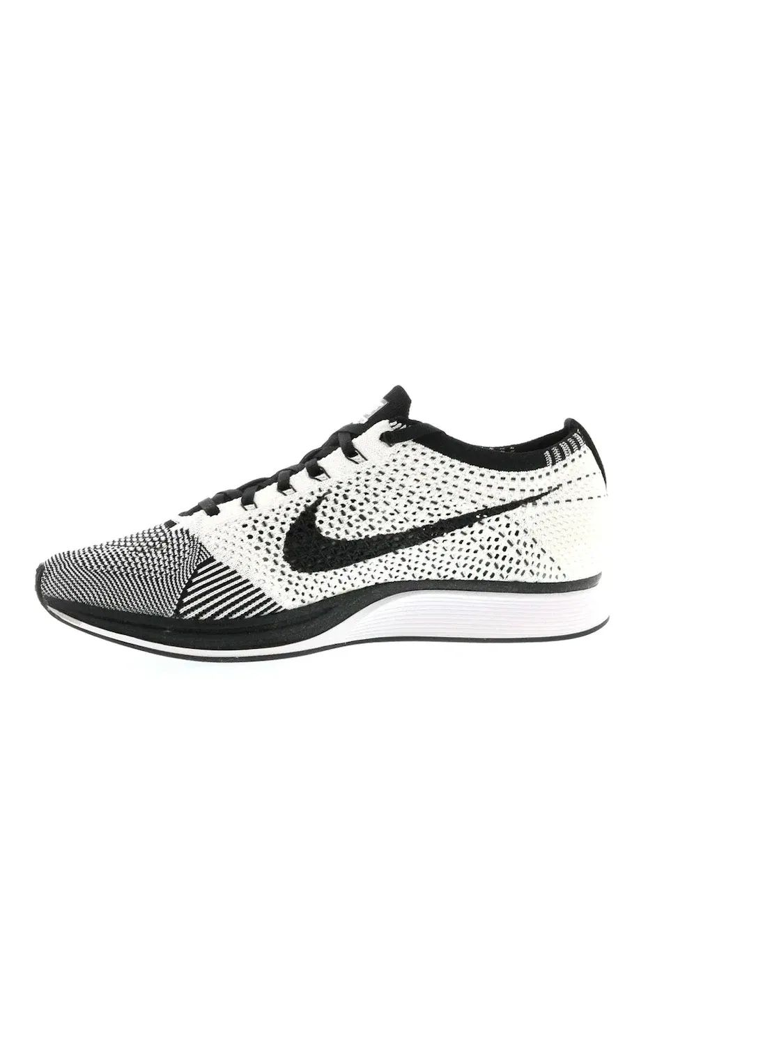 Мужские кроссовки Lifestyle Nike Flyknit Racer — изображение 3 из 4, черный/белый