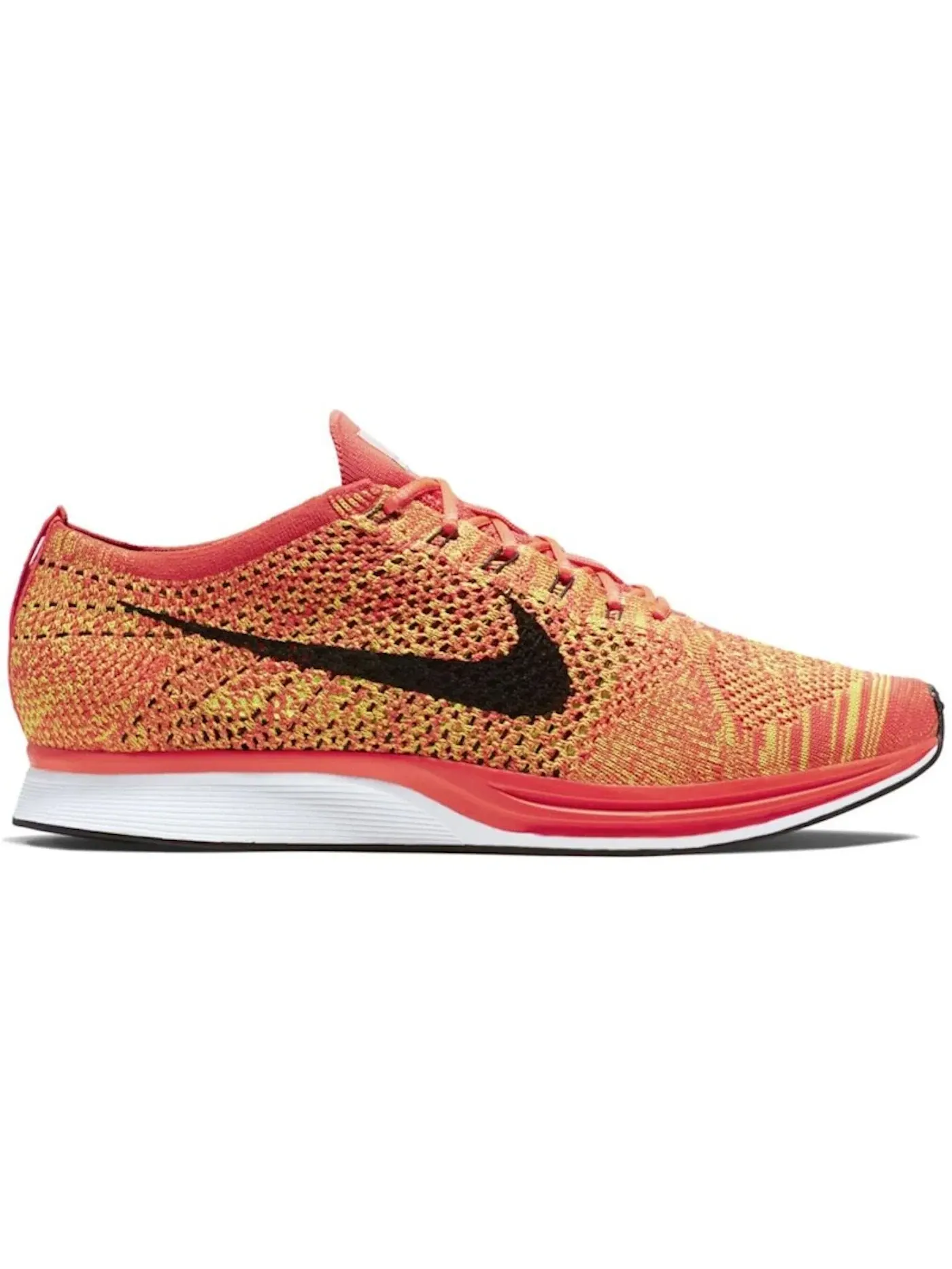 Мужские кроссовки Lifestyle Nike Flyknit Racer — изображение 1 из 1, яркий/черный