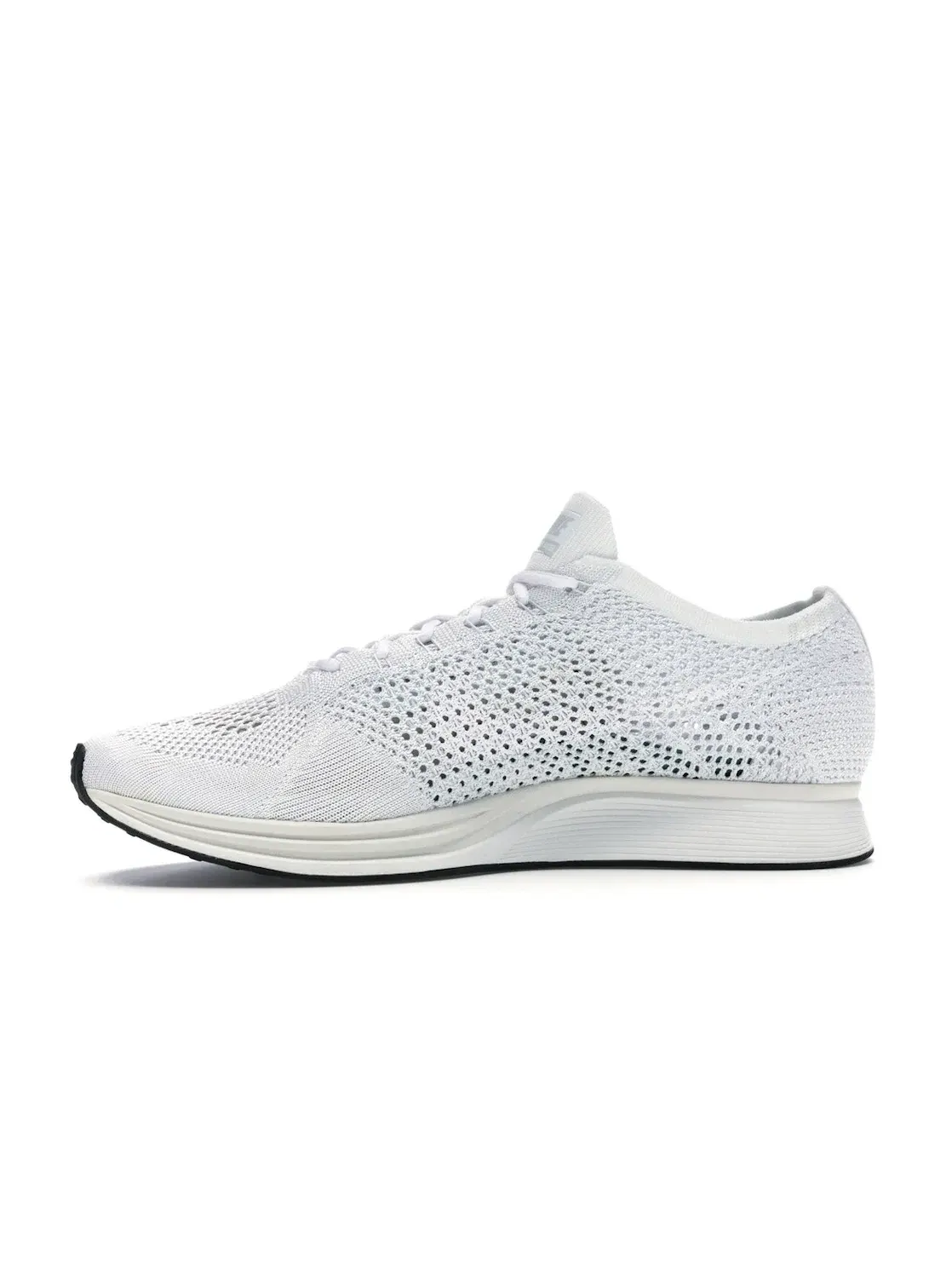 Мужские кроссовки с низким вырезом Nike Flyknit Racer — изображение 3 из 4, белый
