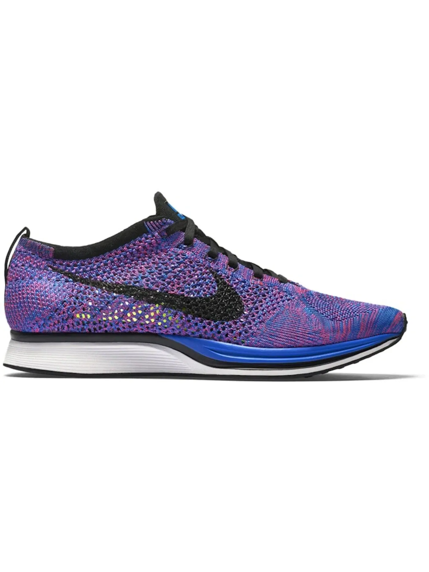 Мужские кроссовки Lifestyle Nike Flyknit Racer Nike — изображение 1 из 1, черный-розовый
