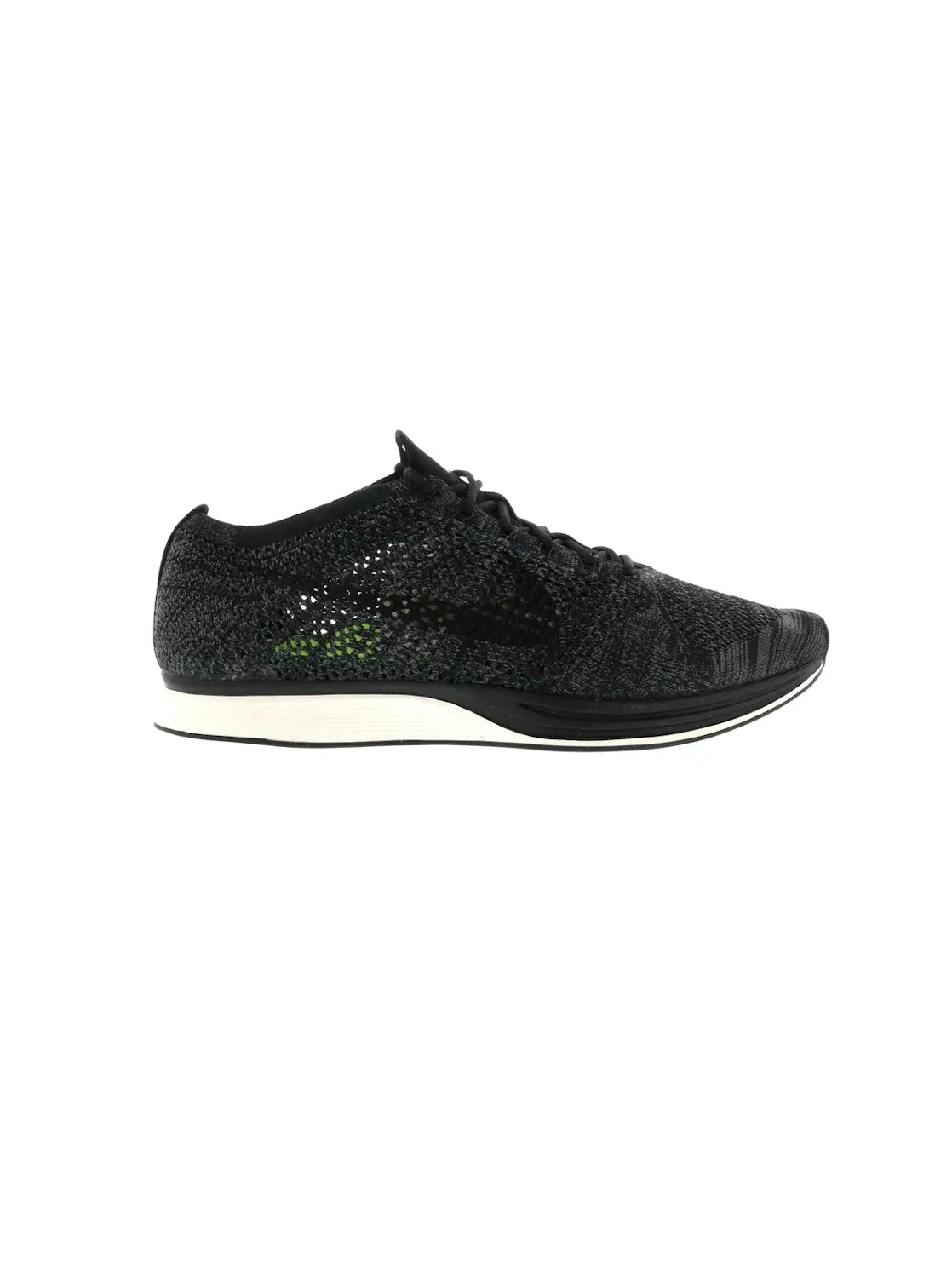 Мужские кроссовки с вязаным верхом Nike Flyknit Racer Nike — изображение 1 из 4, черный/темный серый