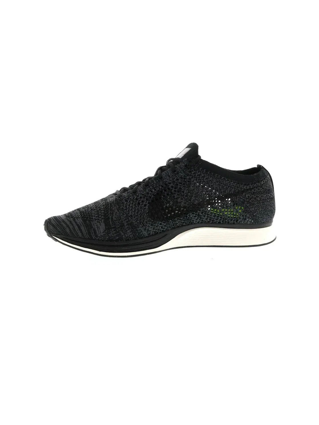Мужские кроссовки с вязаным верхом Nike Flyknit Racer Nike — изображение 3 из 4, черный/темный серый