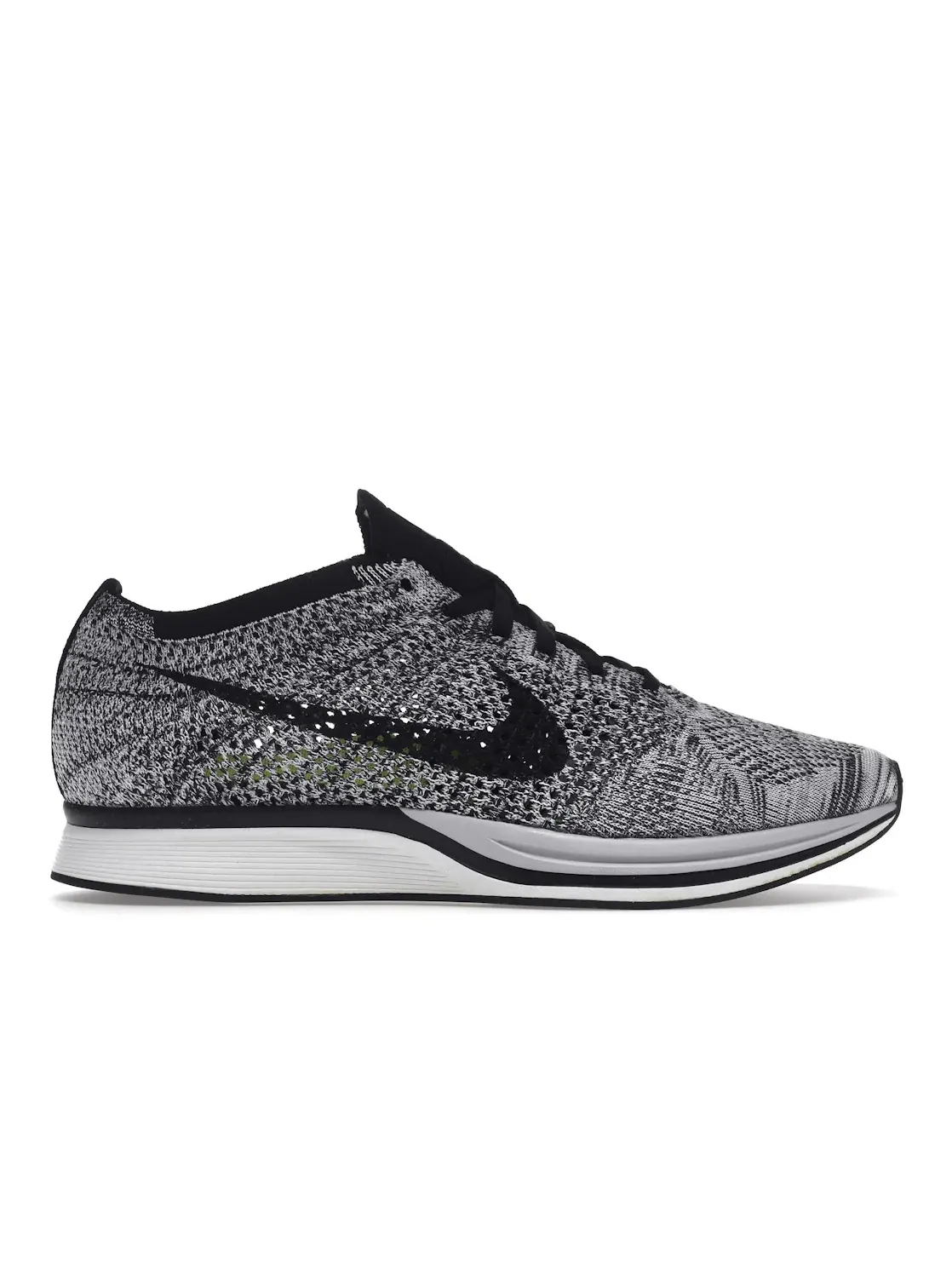 Мужские кроссовки Lifestyle Nike Flyknit Racer — изображение 1 из 4, черный/белый