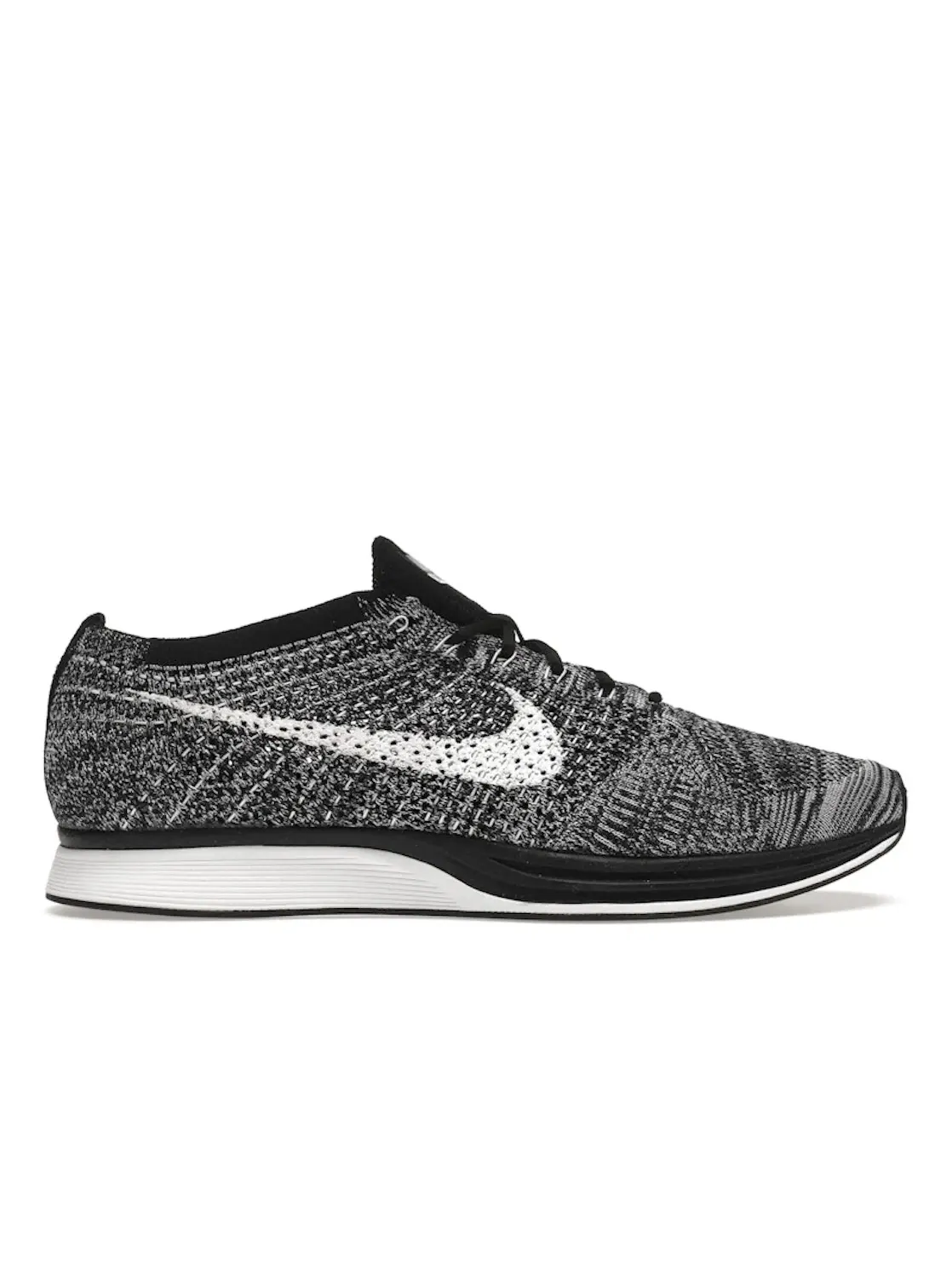 Мужские кроссовки с технологией Flyknit Nike Flyknit Racer — изображение 1 из 4, черный/белый