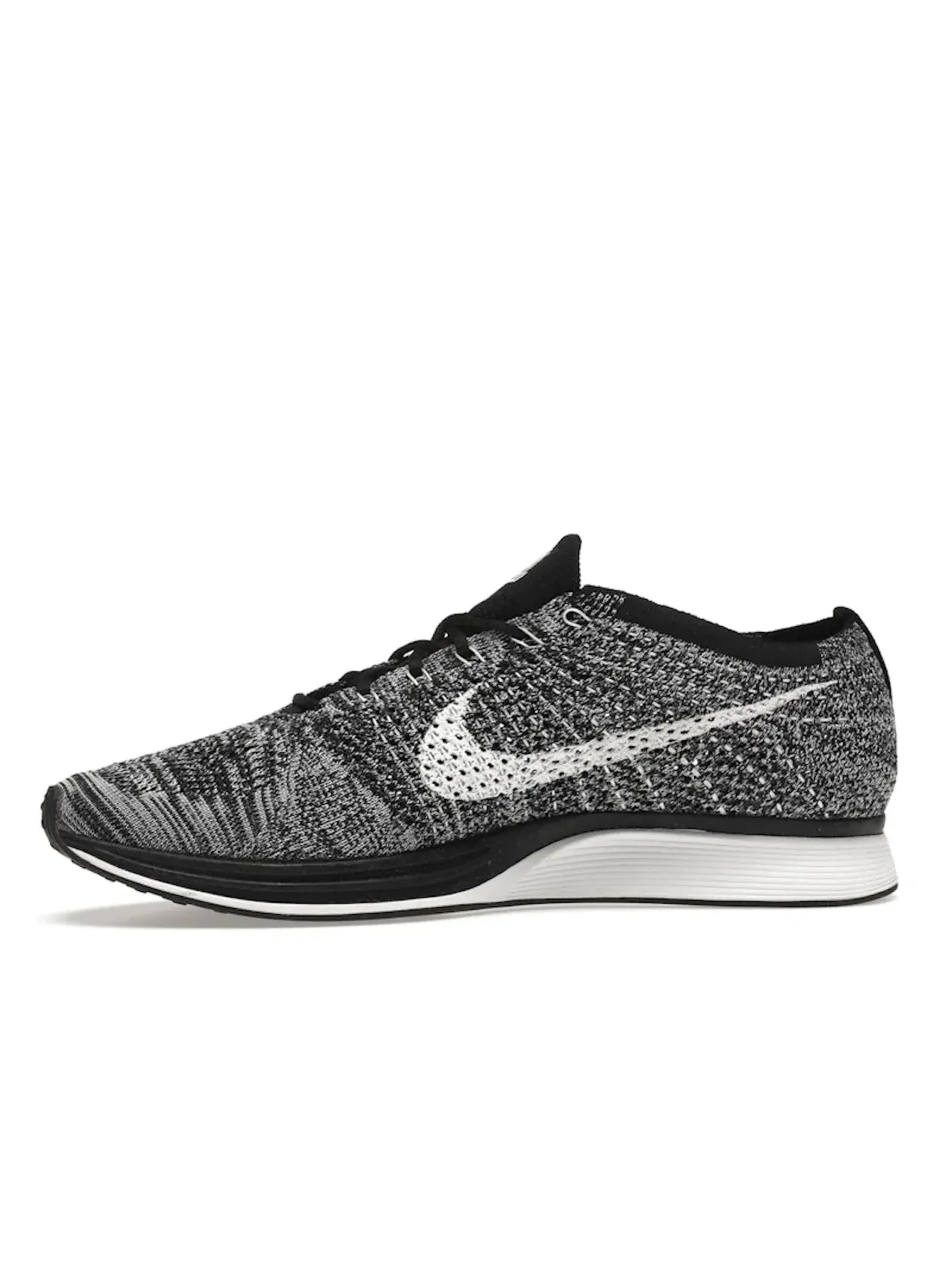 Мужские кроссовки с технологией Flyknit Nike Flyknit Racer — изображение 3 из 4, черный/белый