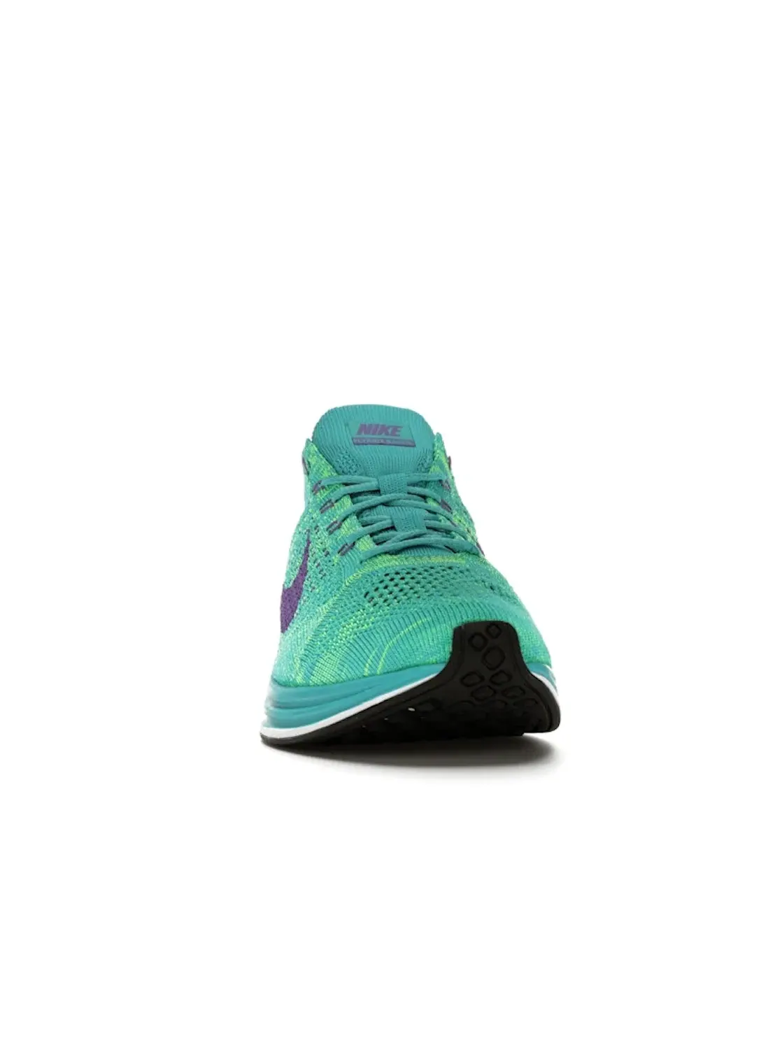 Мужские кроссовки Lifestyle Nike Flyknit Racer, Sport Turquoise/Hyper Grape-Volt — изображение 2 из 4