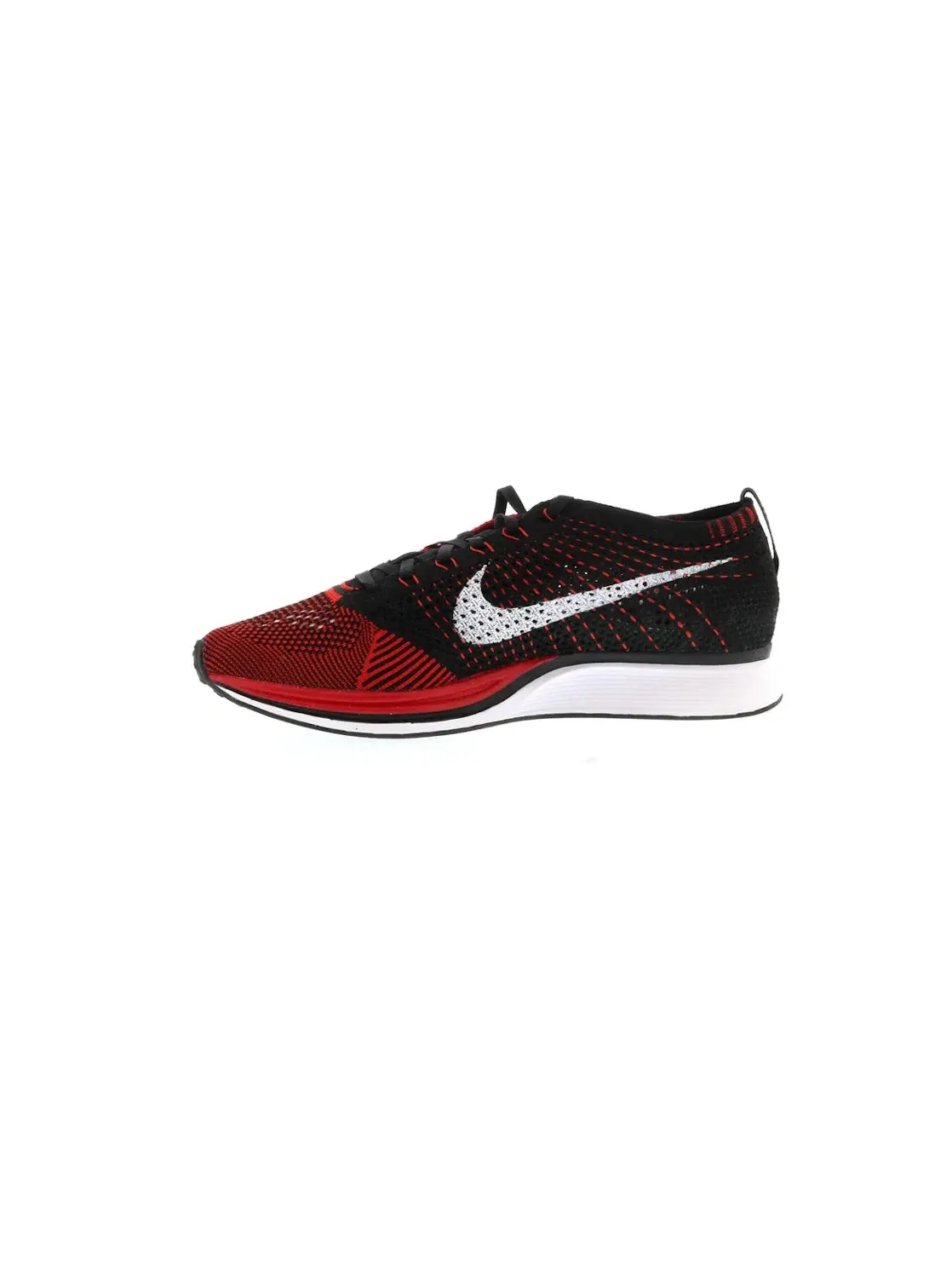 Мужские кроссовки Lifestyle Nike Flyknit Racer — изображение 3 из 4, красный/белый-черный
