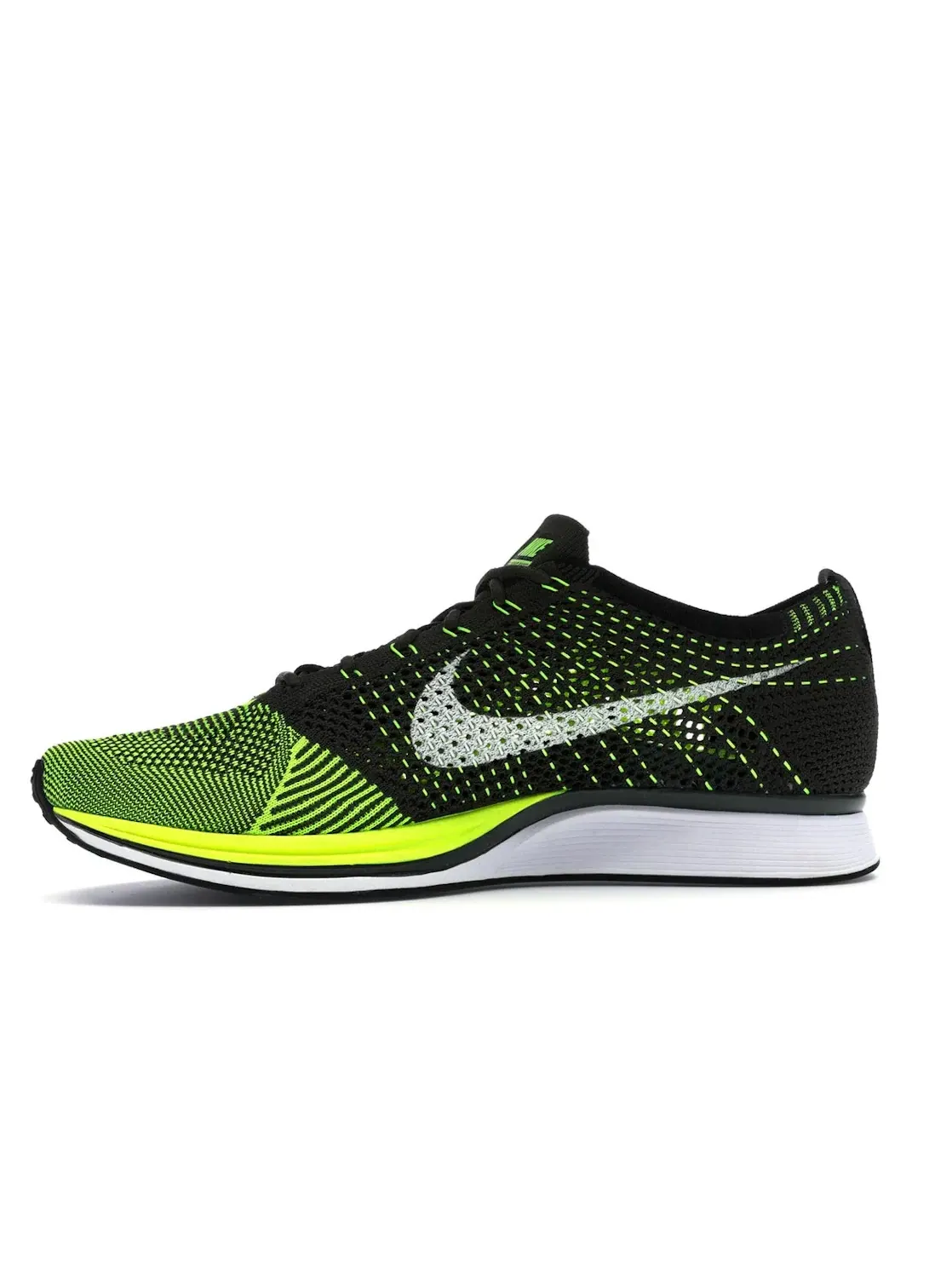 Мужские кроссовки Lifestyle Nike Flyknit Racer — изображение 3 из 4, черный