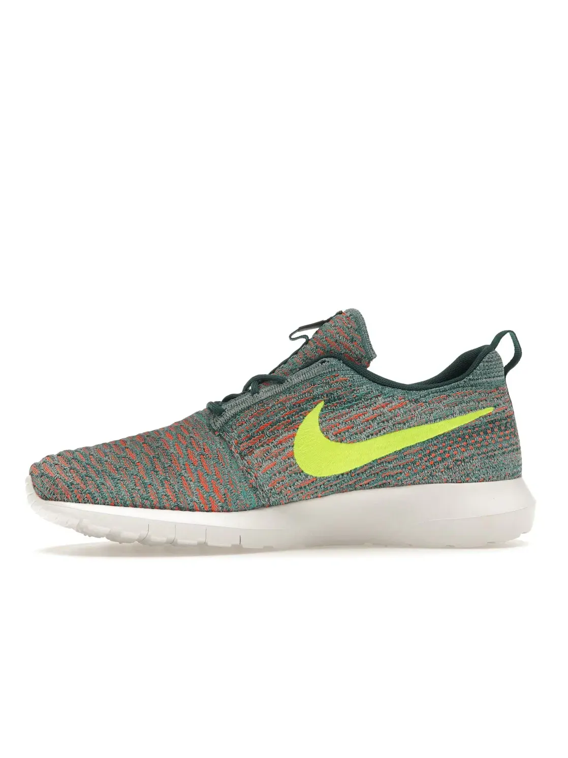 Мужские кроссовки Lifestyle Nike Flyknit Roshe Run, Mineral Teal/Volt — изображение 3 из 4