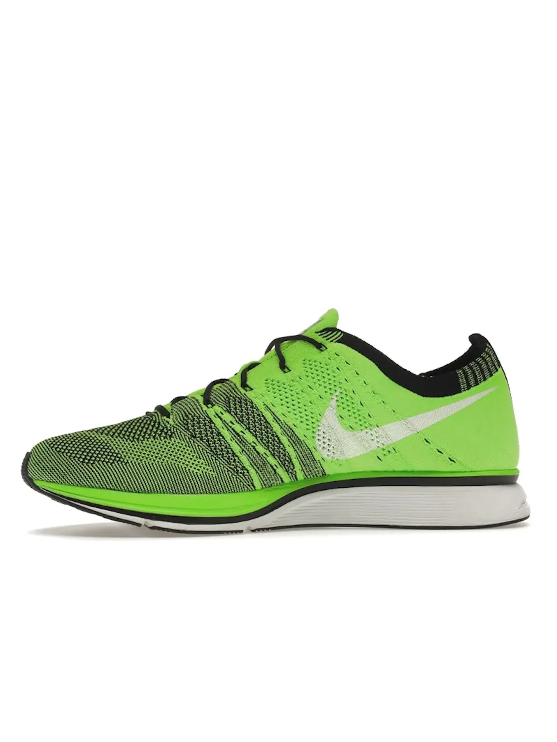 Мужские кроссовки Lifestyle Nike Flyknit Trainer — изображение 3 из 4, зеленый-черный-белый