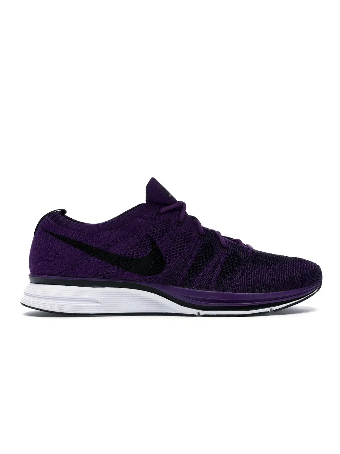 Мужские кроссовки с дышащим верхом Nike Flyknit Trainer — изображение 1 из 4, фиолетовый/черный-белый