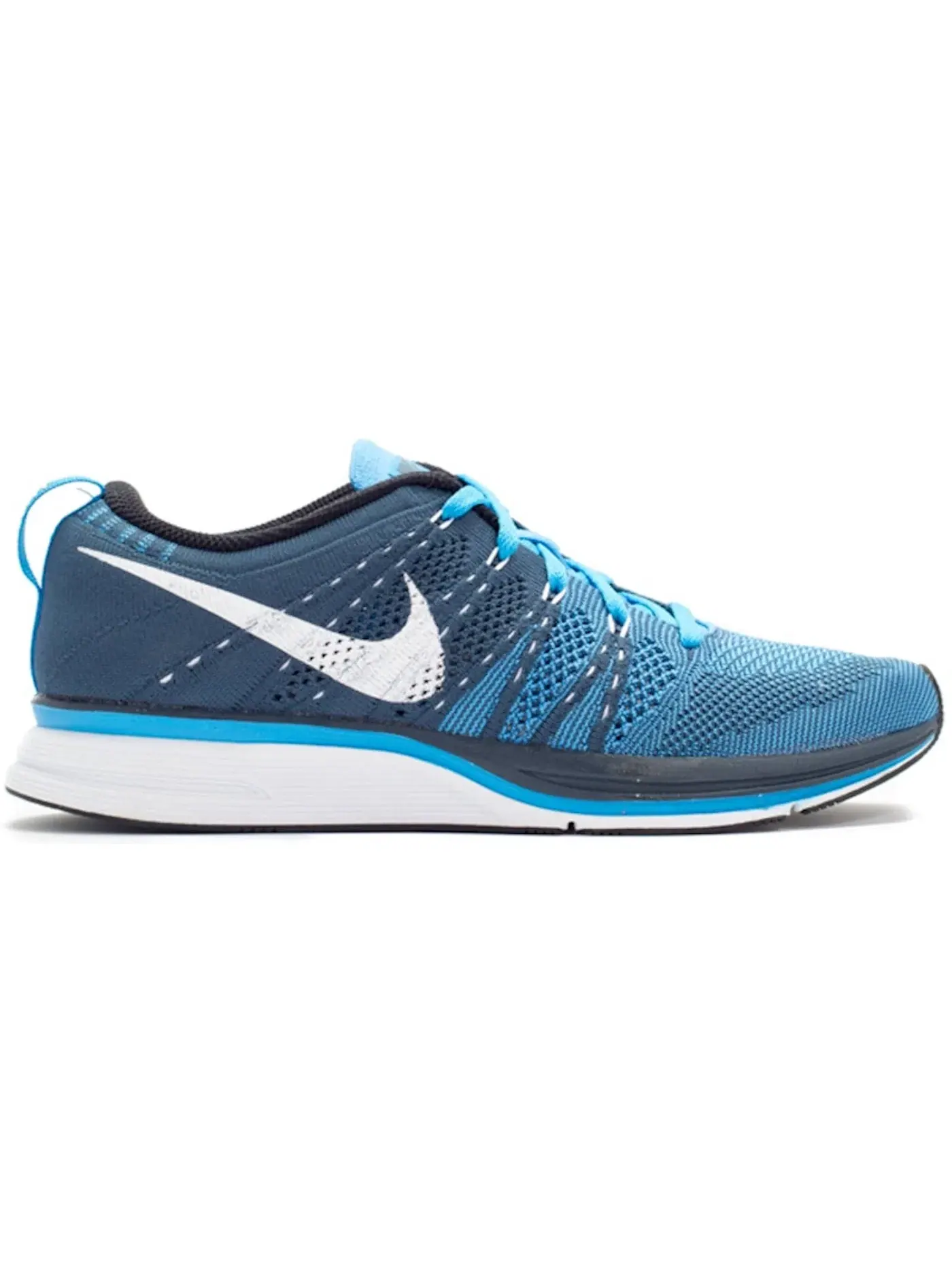 Мужские кроссовки Lifestyle Nike Flyknit Trainer+ — изображение 1 из 1, синий/белый-синий
