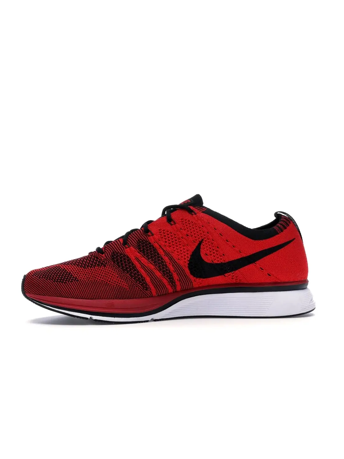 Мужские кроссовки с дышащим верхом Nike Flyknit Trainer Nike — изображение 3 из 4, красный/черный-белый