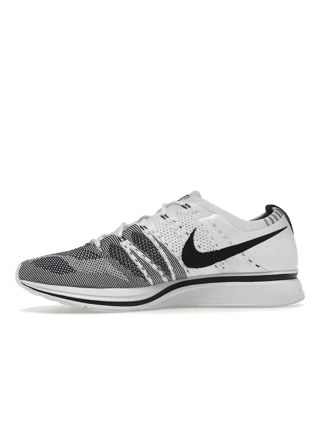 Мужские кроссовки Lifestyle с верхом Flyknit Nike Flyknit Trainer — изображение 3 из 4, белый/черный-белый