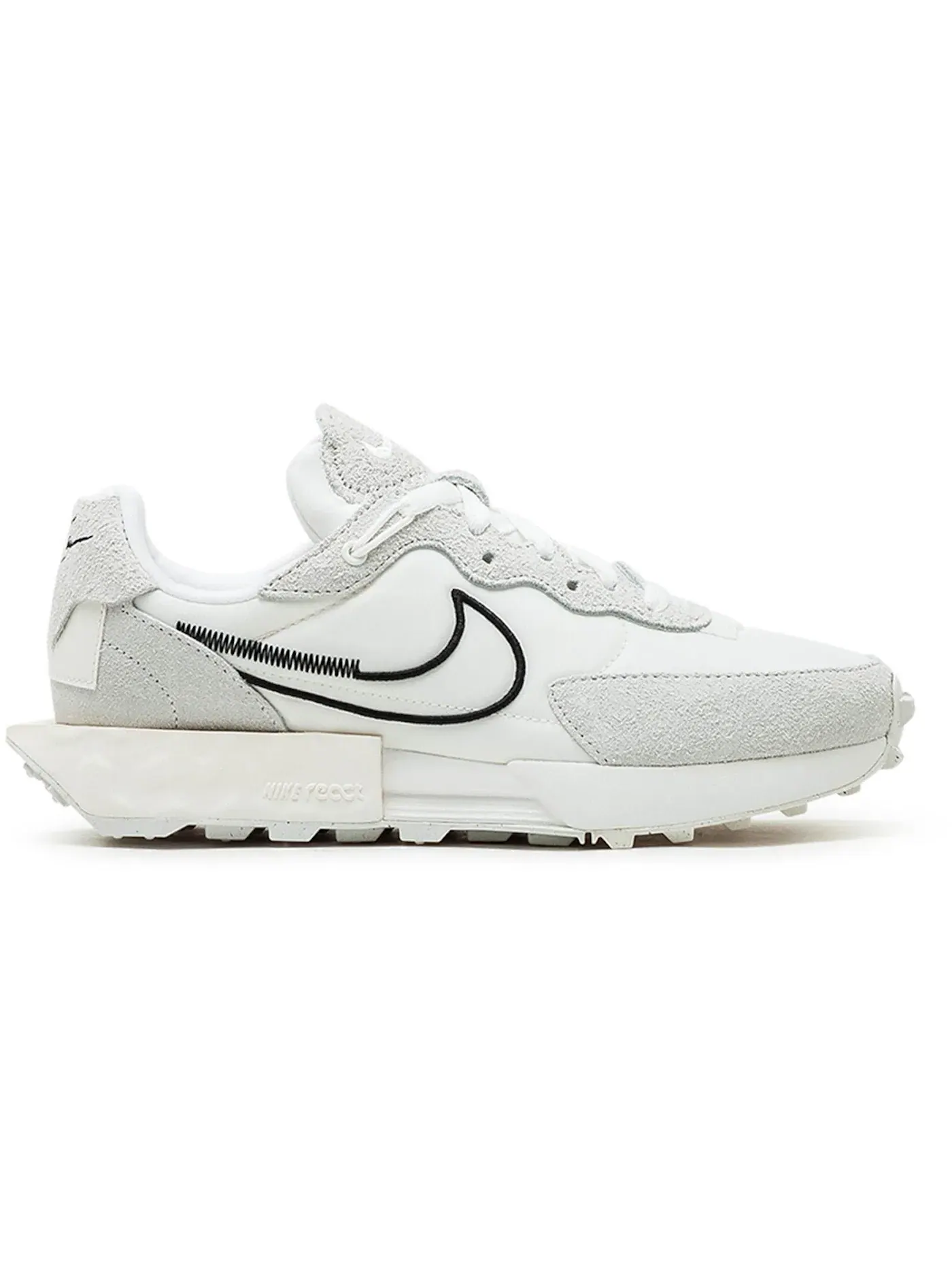 Женские кроссовки Lifestyle Nike Fontanka Waffle — изображение 1 из 1, белый/черный