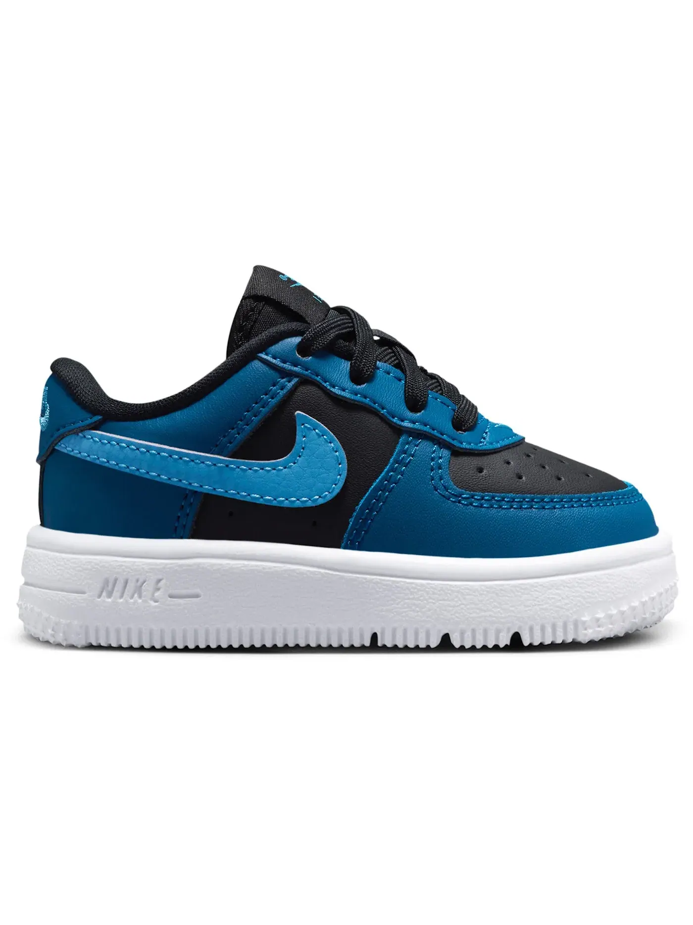 Детские кроссовки Lifestyle Nike Force 1 Low — изображение 1 из 1, черный/синий/белый/синий