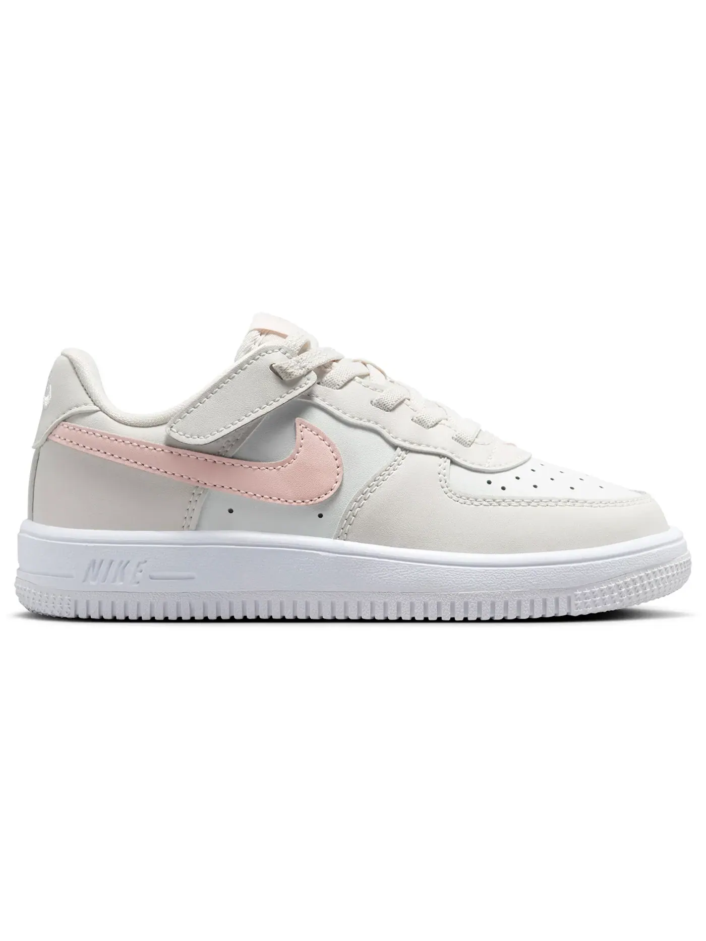 Детские кроссовки Lifestyle Nike Force 1 Low EasyOn — изображение 1 из 1, белый/розовый