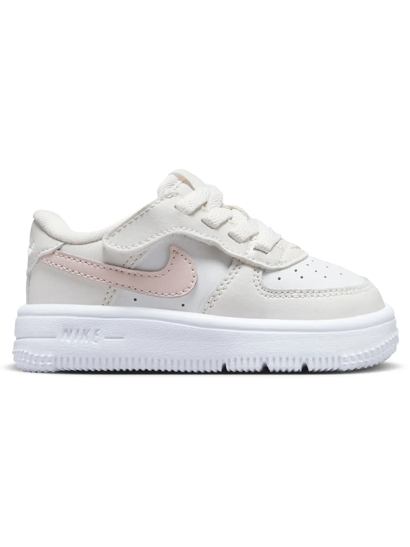 Детские кроссовки Lifestyle Nike Force 1 Low EasyOn — изображение 1 из 1, белый/розовый