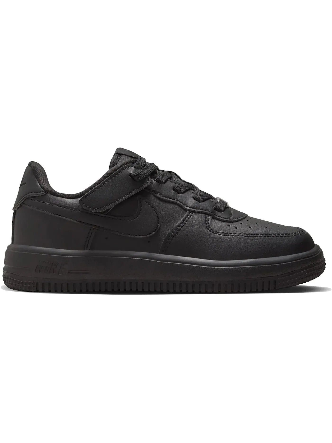Детские кроссовки с системой EasyOn Nike Force 1 Low EasyOn Nike — изображение 1 из 1, черный/черный/черный