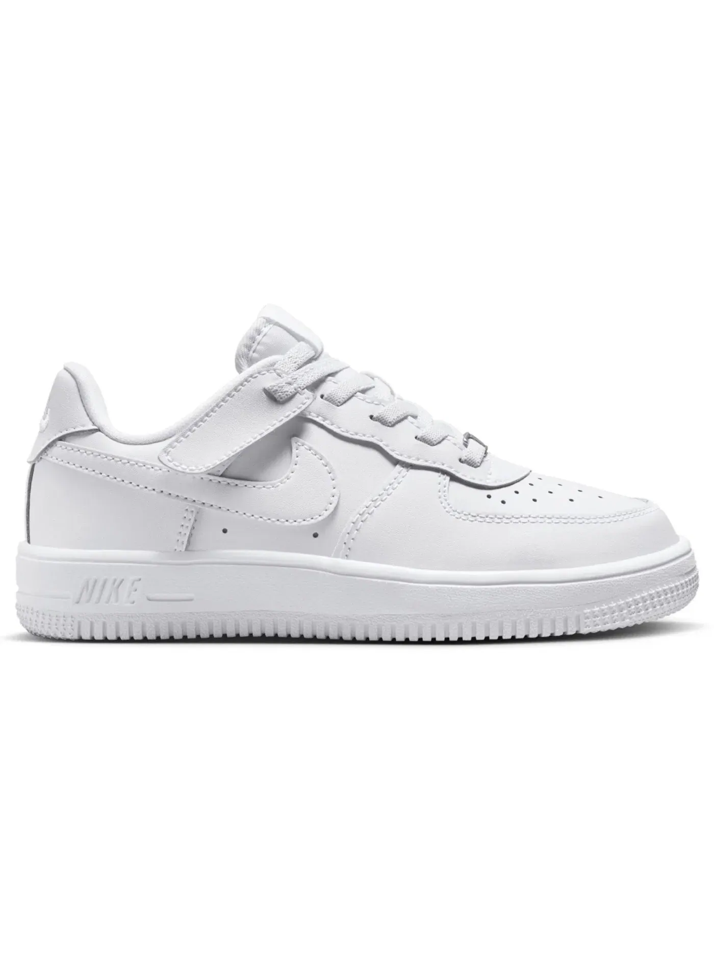 Детские кроссовки с липучками Nike Force 1 Low EasyOn Nike — изображение 1 из 1, белый/белый/белый