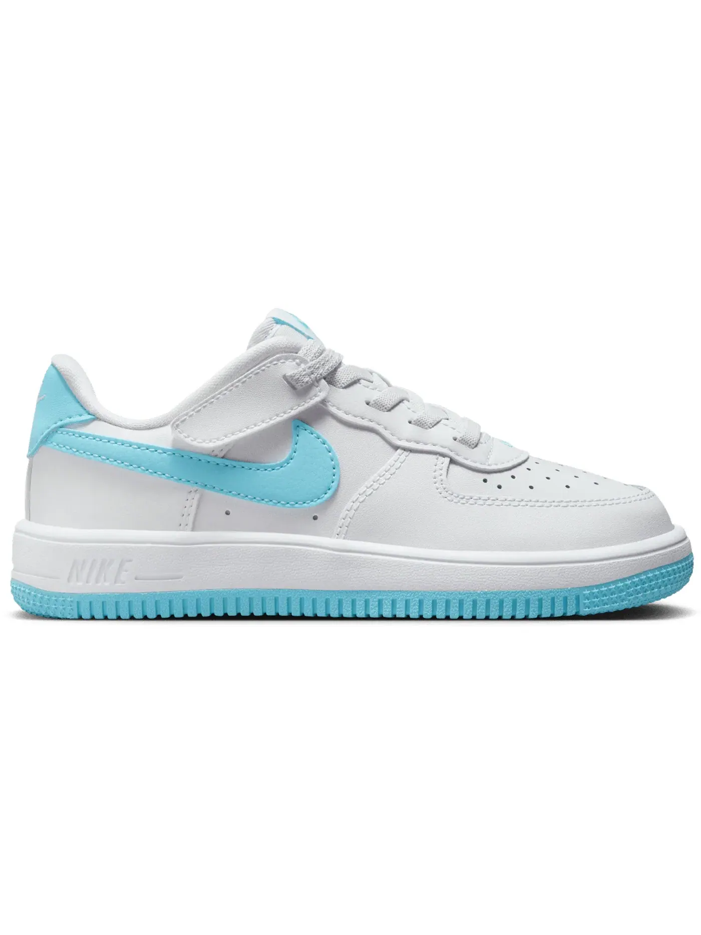 Детские кроссовки Lifestyle Nike Force 1 Low EasyOn — изображение 1 из 1, белый/белый/синий