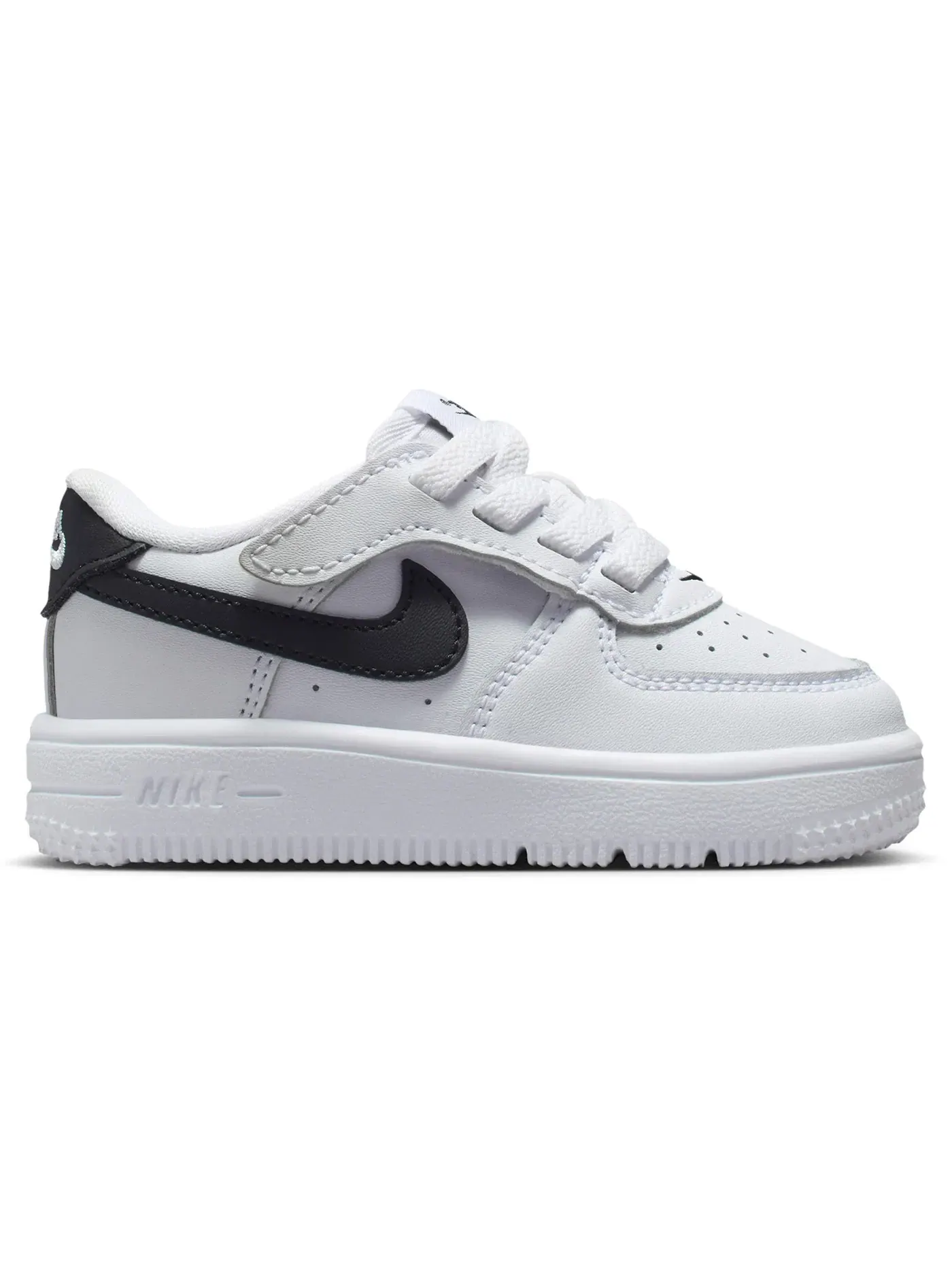 Детские кроссовки для мальчиков с липучками Nike Force 1 Low EasyOn — изображение 1 из 1, белый/черный