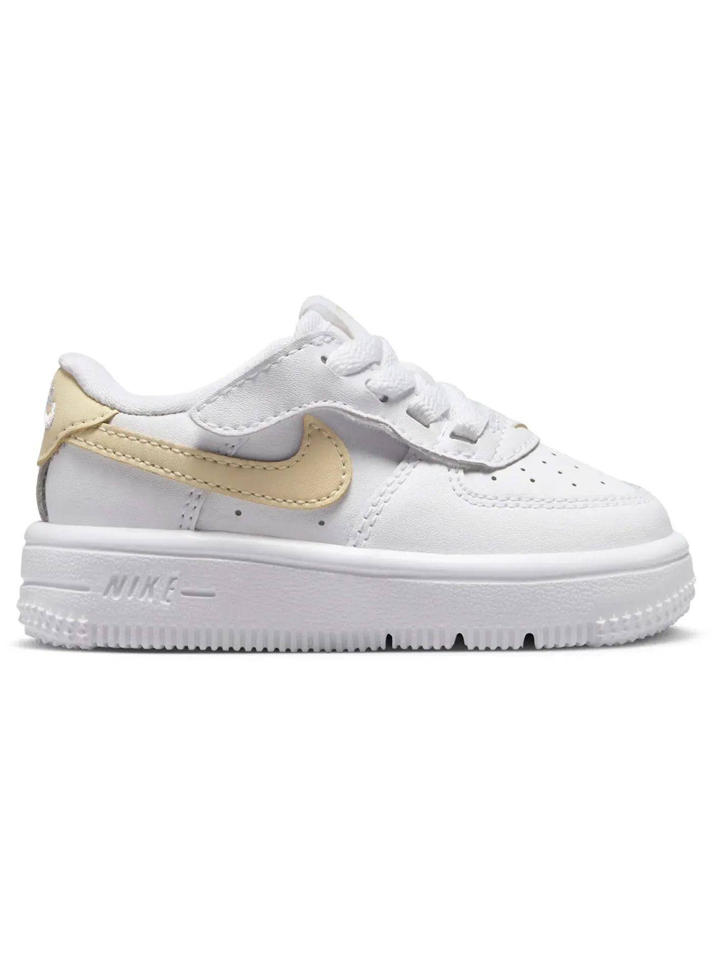 Детские кроссовки Lifestyle Nike Force 1 Low EasyOn — изображение 1 из 1, белый/белый/светлый хаки
