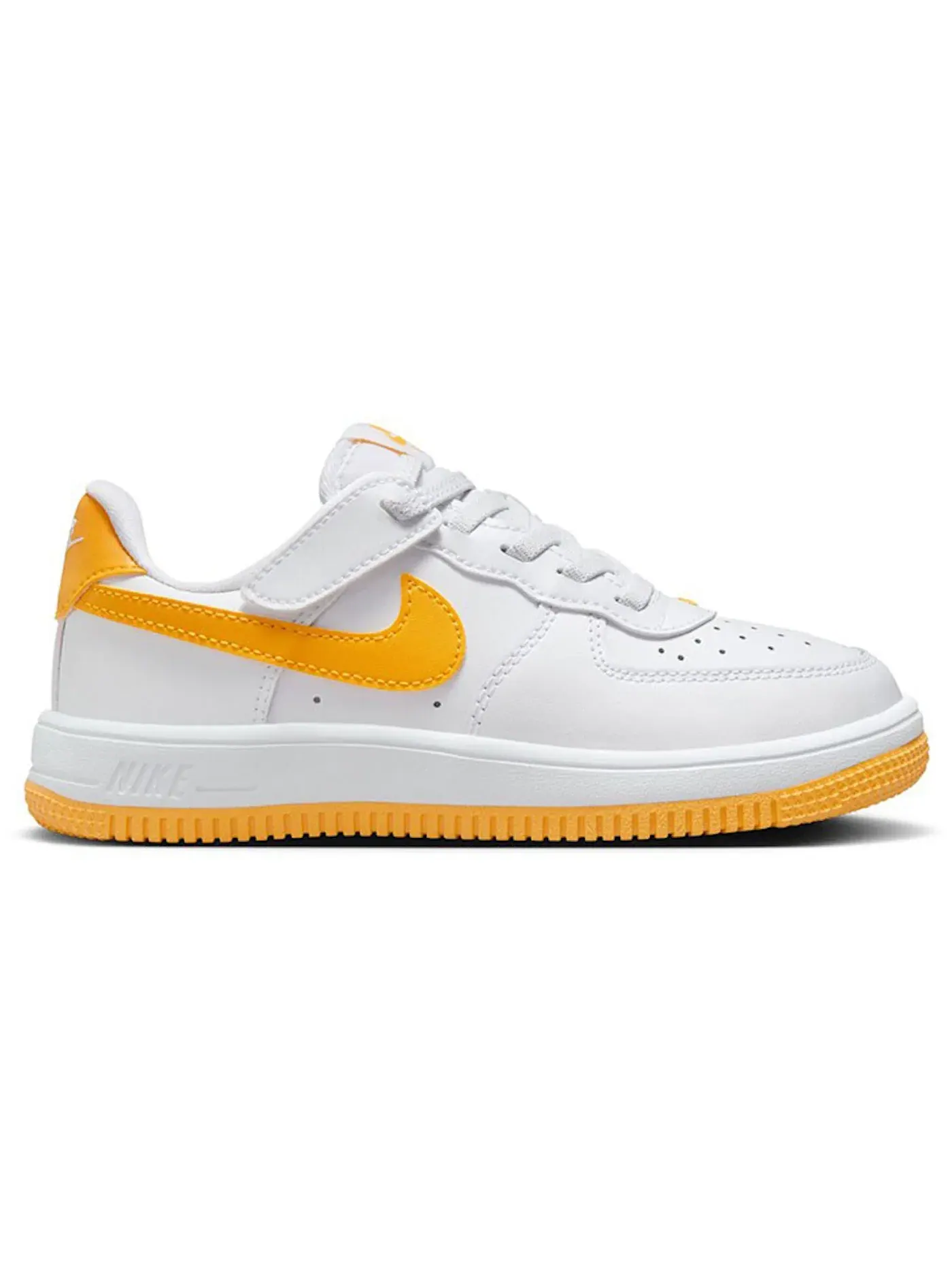 Детские кроссовки Lifestyle Nike Force 1 Low EasyOn — изображение 1 из 1, белый/белый/золотистый