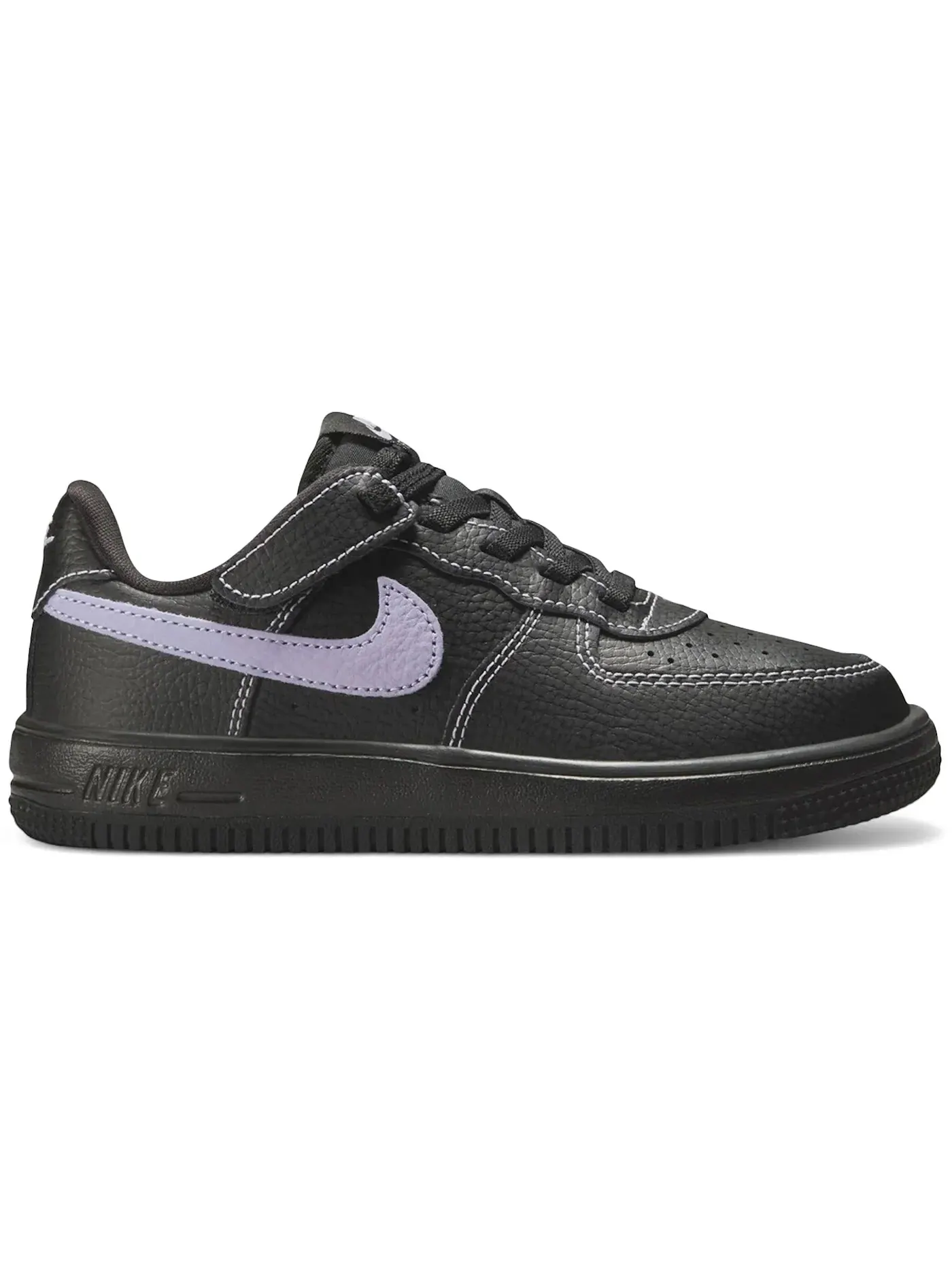 Детские кроссовки Lifestyle Nike Force 1 Low LV8 EasyOn — изображение 1 из 1, черный