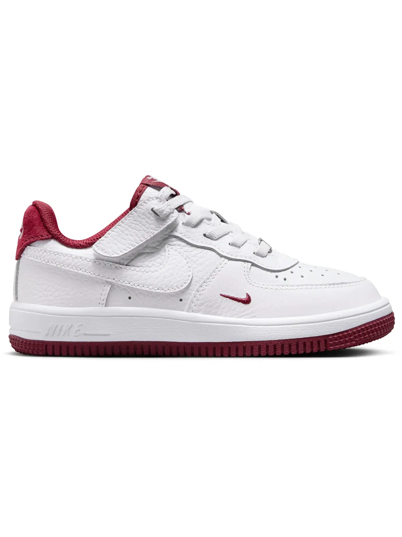Детские кроссовки Lifestyle Nike Force 1 Low LV8 EasyOn — изображение 1 из 1, белый/красный/белый