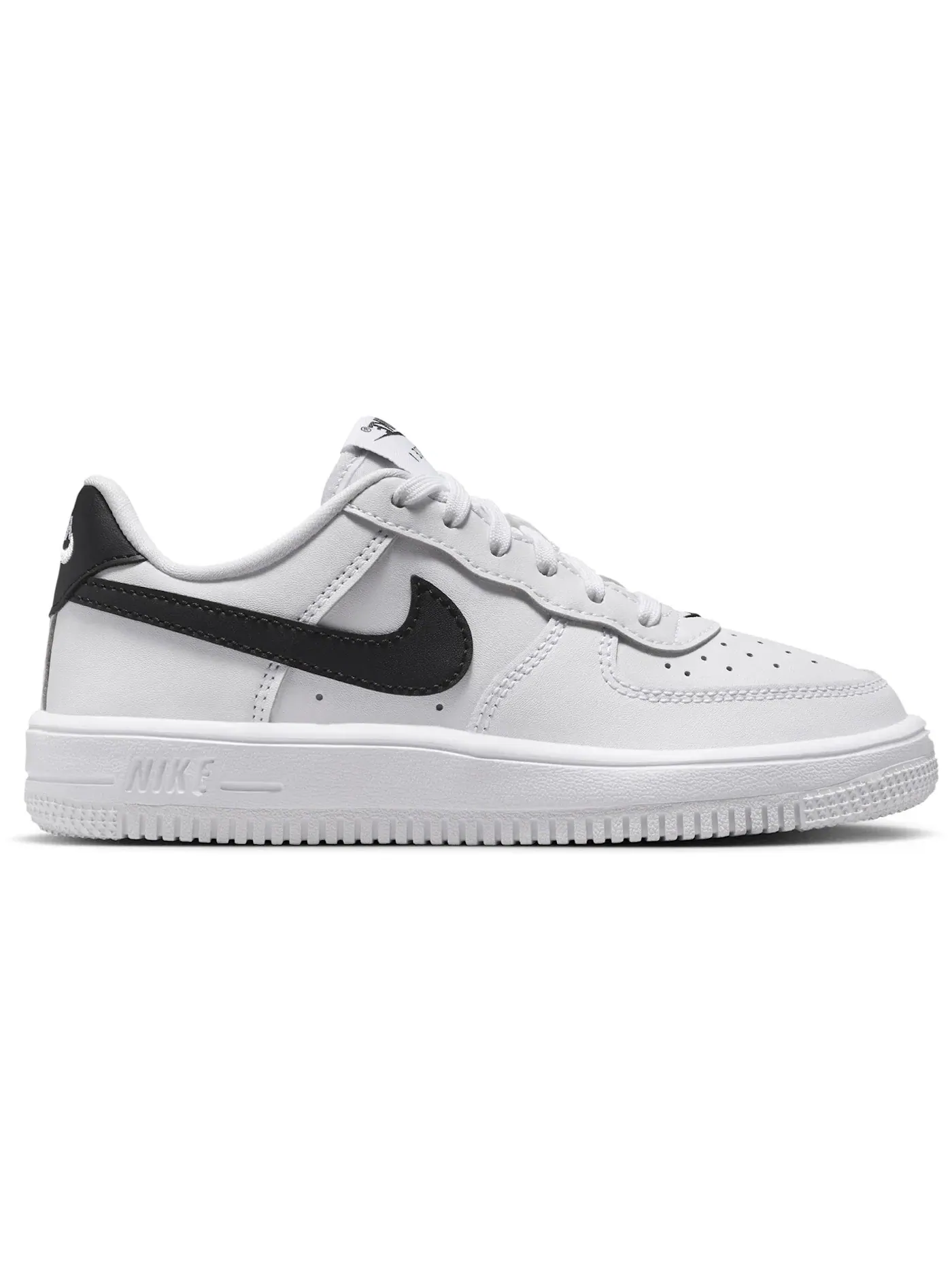 Детские кроссовки для мальчиков с принтом Nike Force 1 Low Nike — изображение 1 из 1, белый/черный