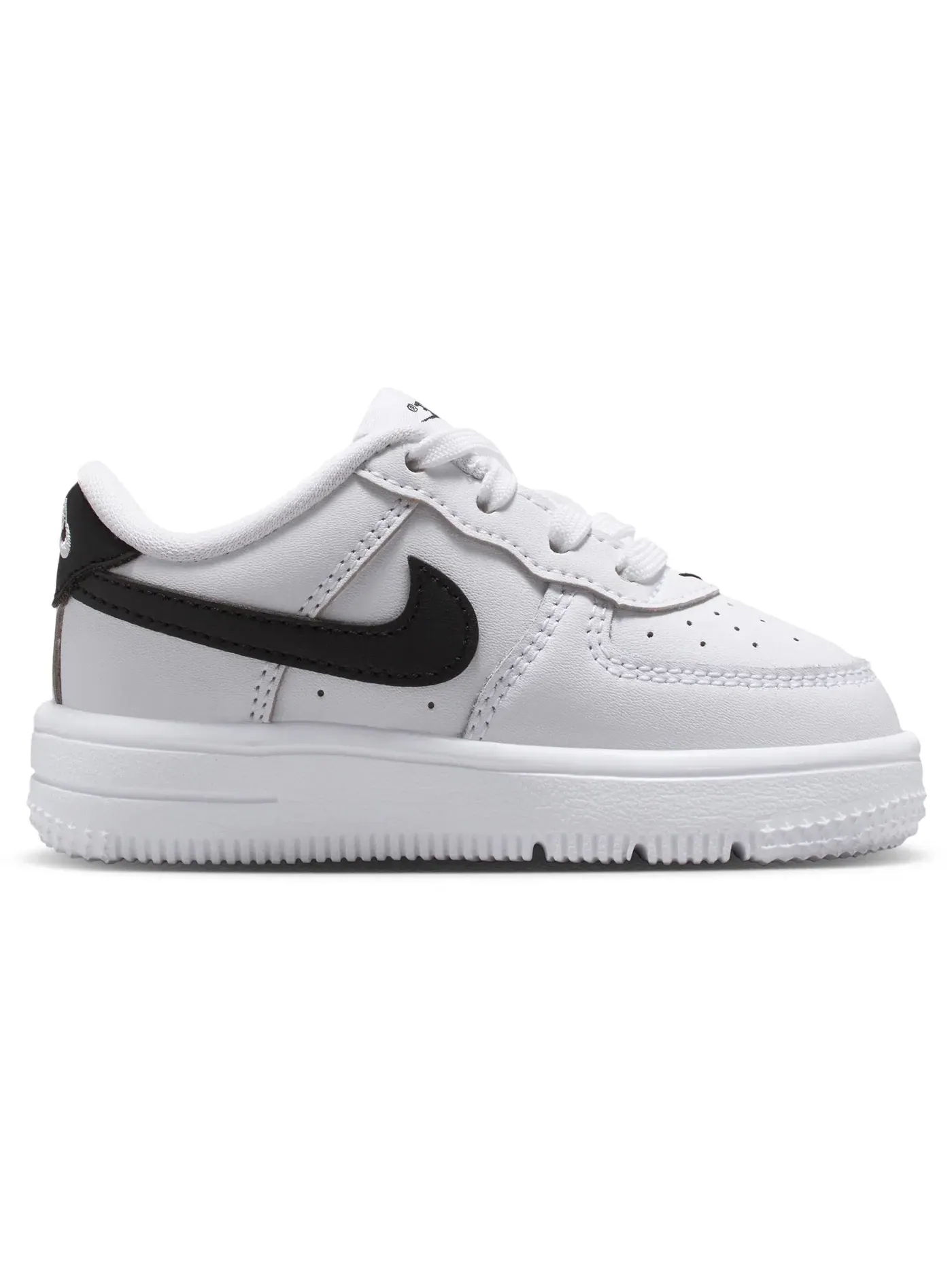 Детские кроссовки с кожаным верхом Nike Force 1 Low — изображение 1 из 1, белый/черный