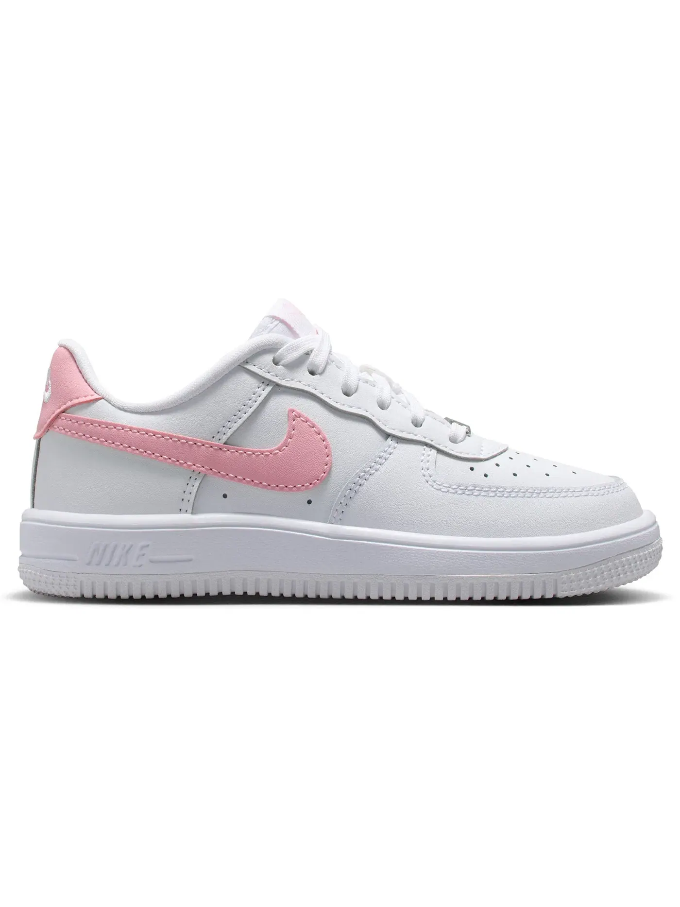 Детские кроссовки Lifestyle Nike Force 1 Low — изображение 1 из 1, белый/белый/розовый