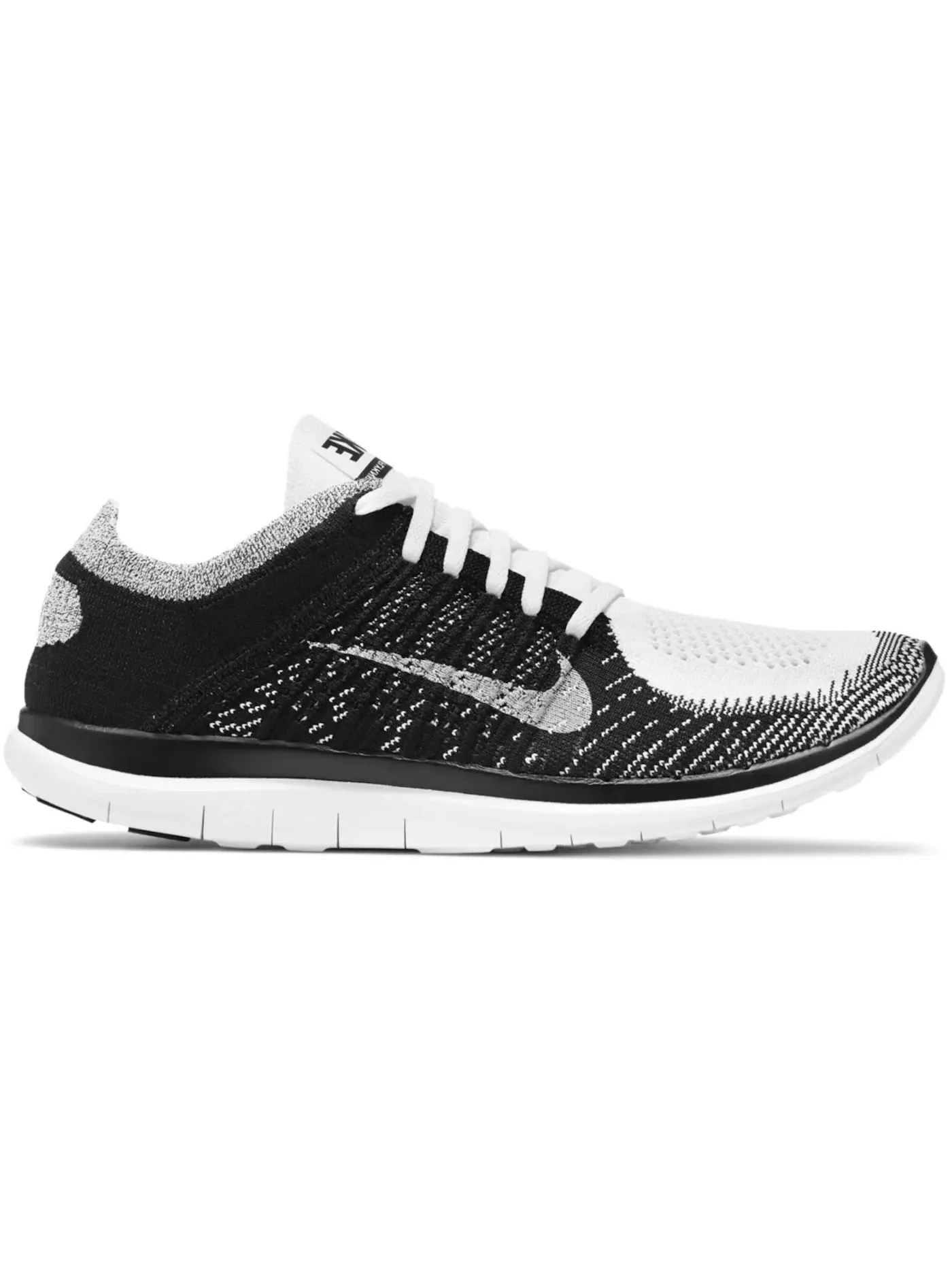 Мужские кроссовки Lifestyle Nike Free 4.0 Flyknit — изображение 1 из 1, белый/белый-черный