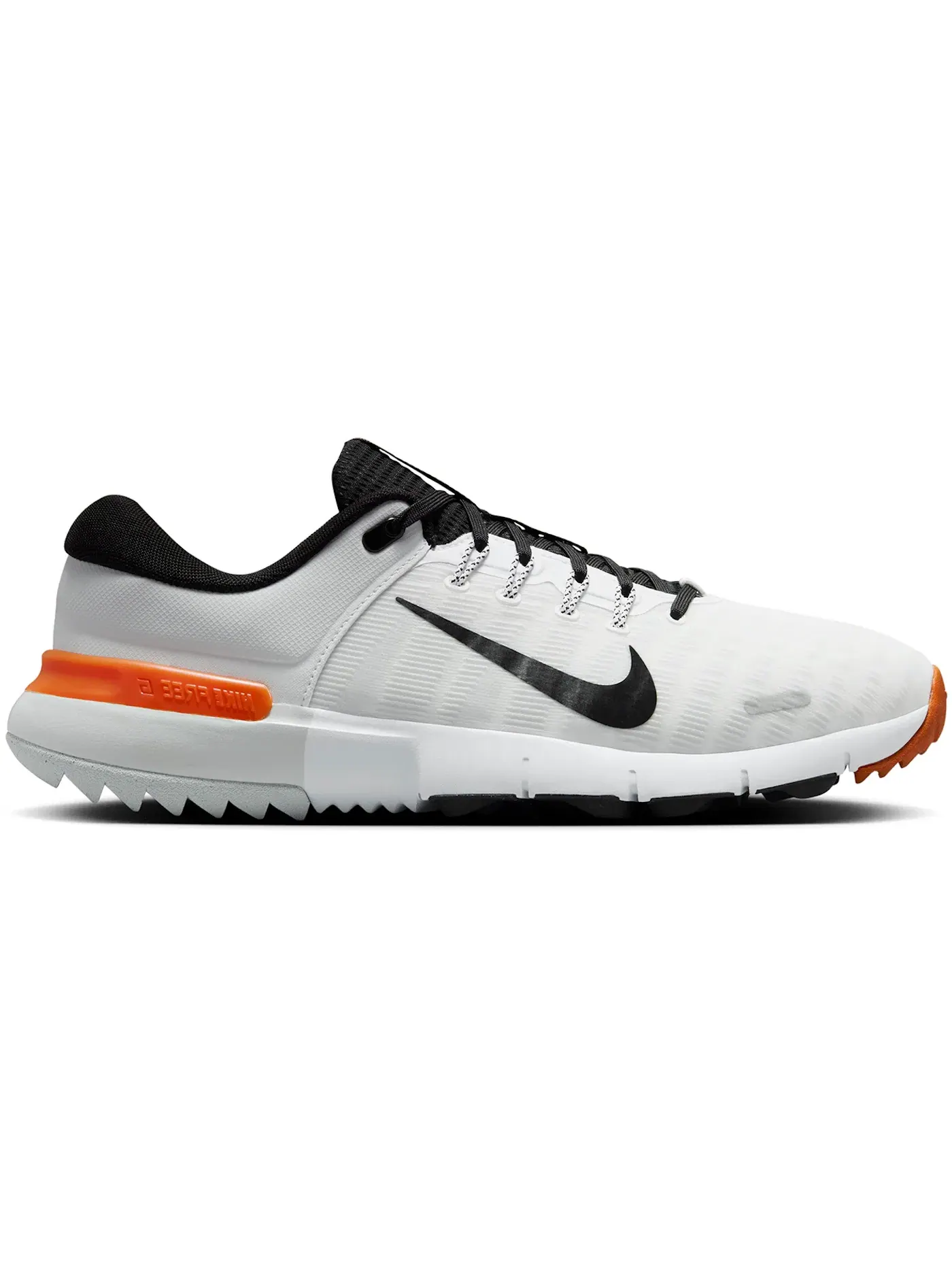 Мужские гольф-туфли с шипами Nike Free Golf Next Nature Nike — изображение 1 из 1, белый оранжевый черный