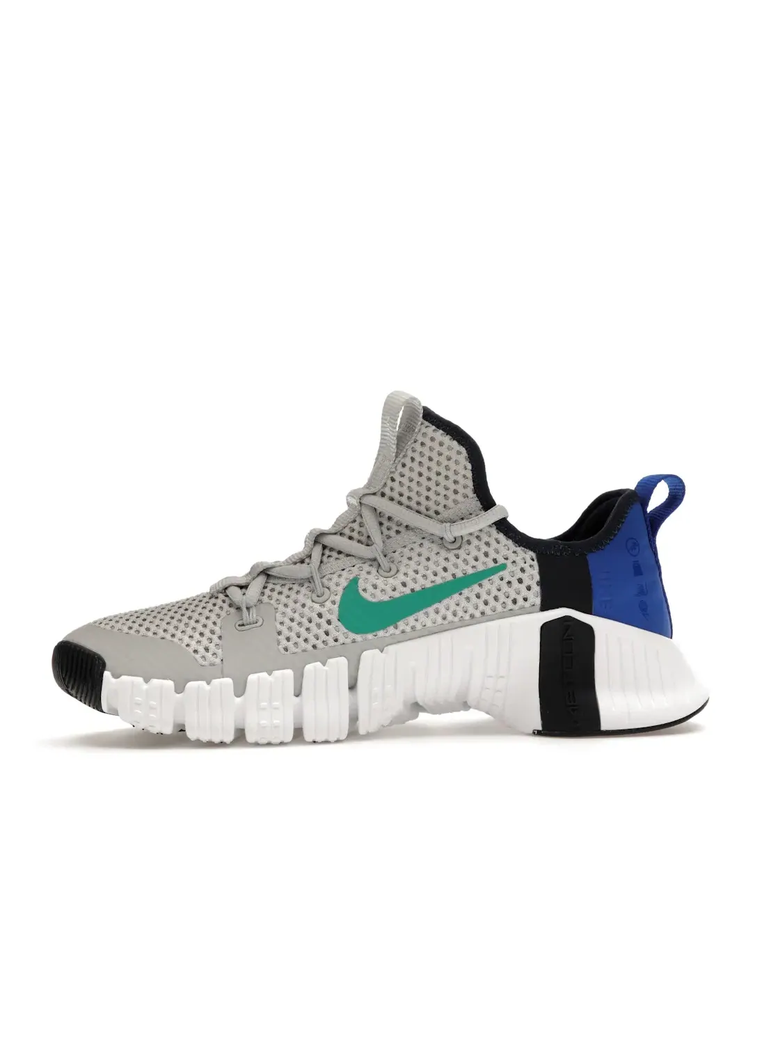 Мужские кроссовки для фитнеса Nike Free Metcon 3 — изображение 3 из 4, серый//темный/зеленый