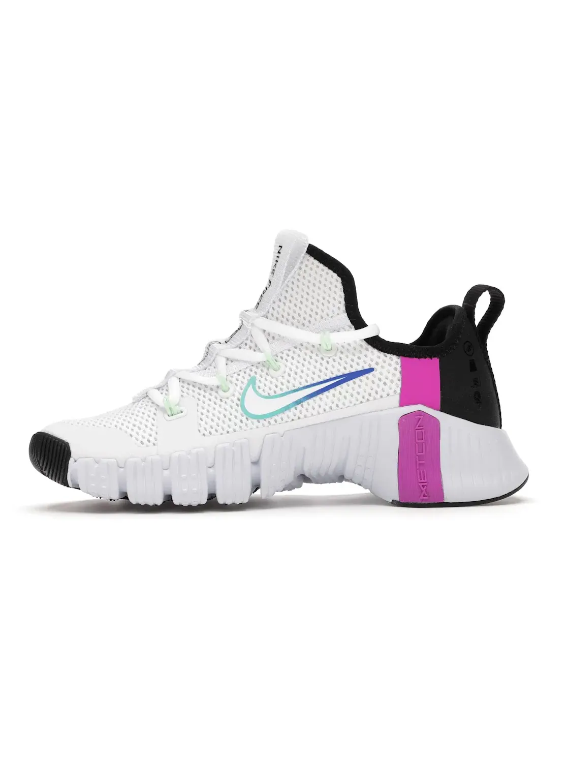 Женские кроссовки для фитнеса с foam cushioning Nike Free Metcon 3 — изображение 3 из 4, белый///фиолетовый