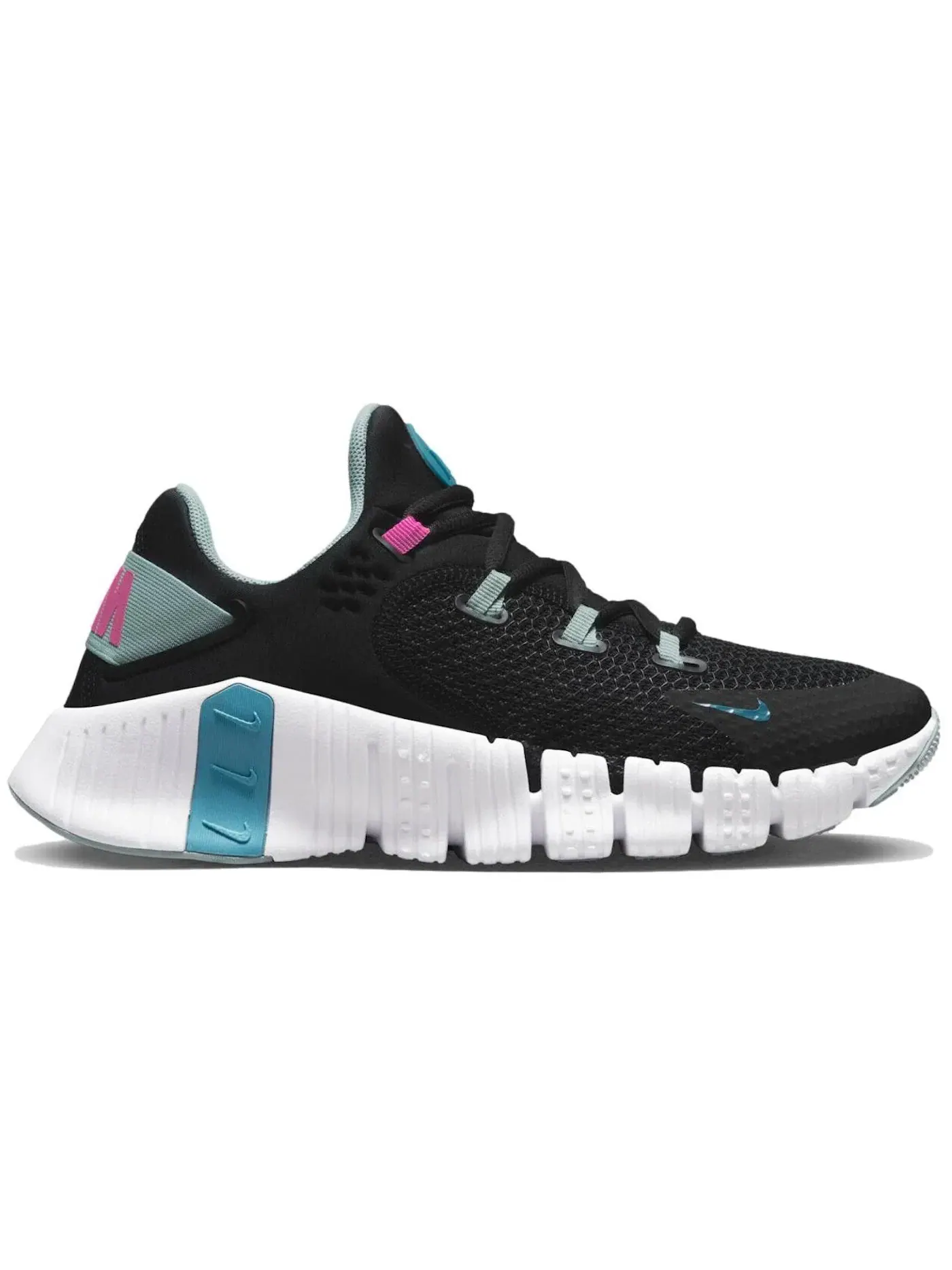 Женские кроссовки для фитнеса Nike Free Metcon 4 — изображение 1 из 1, черный/голубой/зеленый