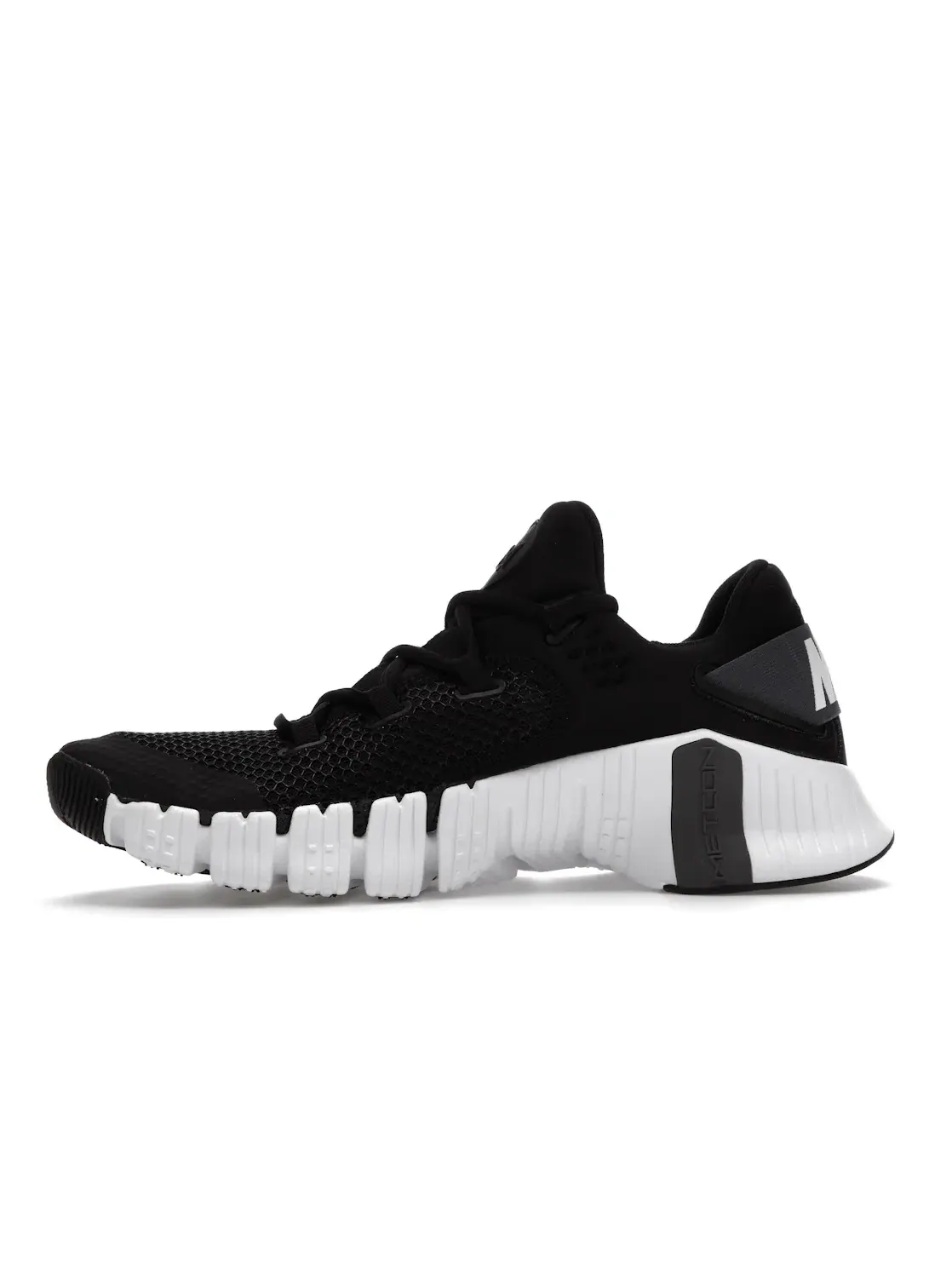 Мужские кроссовки для тренировок с гибкой подошвой Nike Free Metcon 4 — изображение 3 из 4, черный/черный/белый