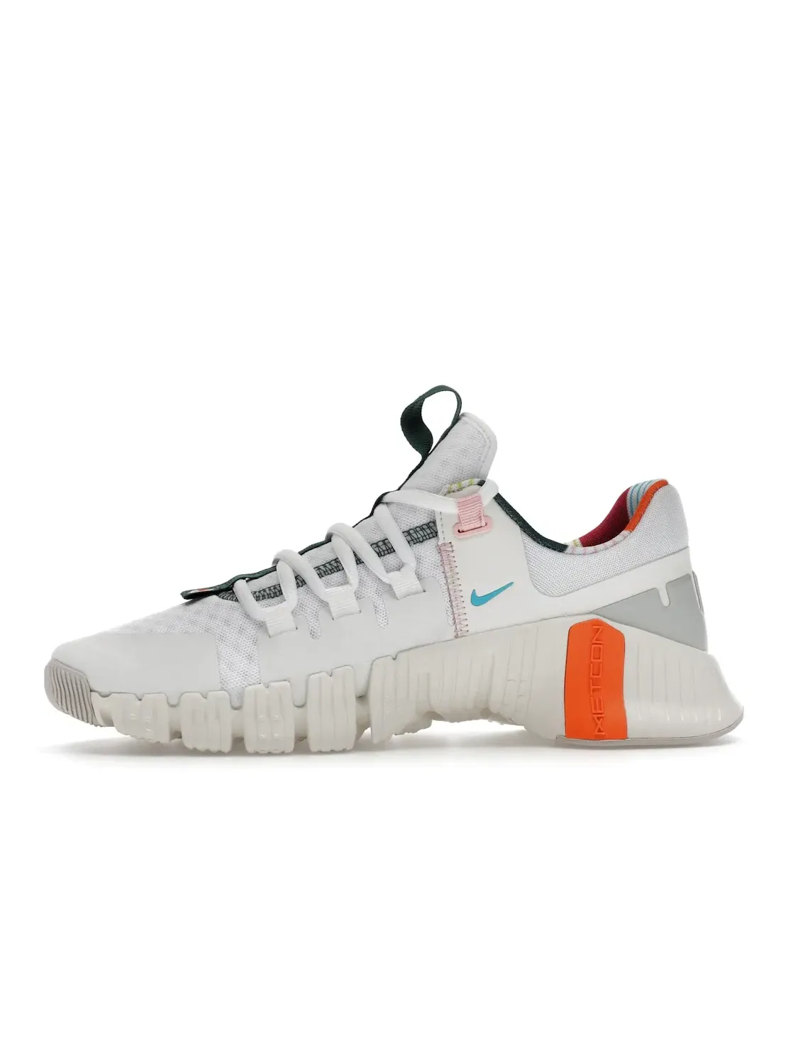 Женские кроссовки для тренировок с принтом Nike Free Metcon 5 — изображение 3 из 4, белый/розовый