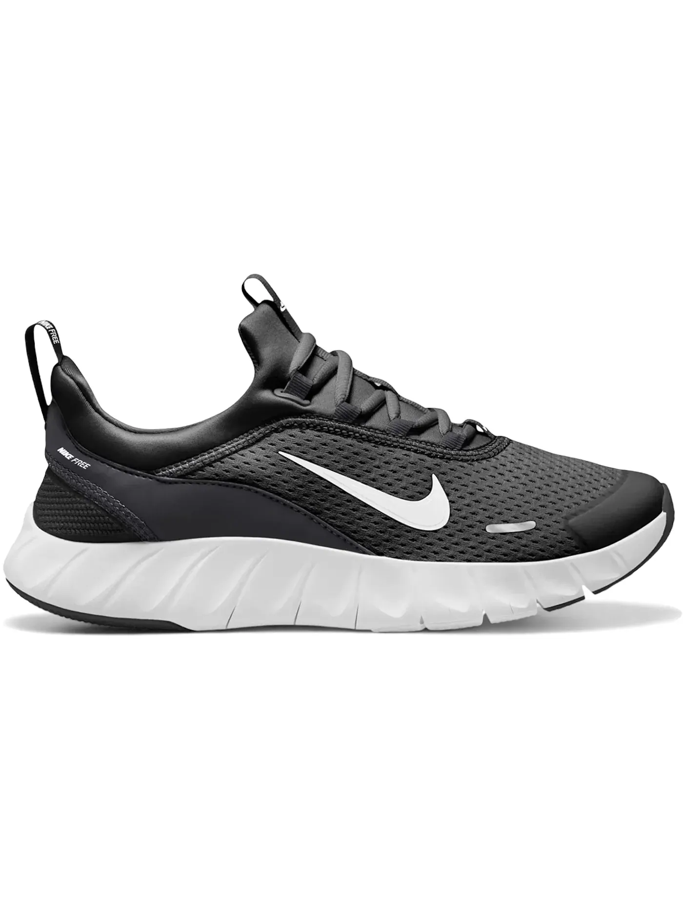 Детские кроссовки для мальчиков и девочек с длинным шнурком Nike Free Ride Nike — изображение 1 из 1, черный//белый