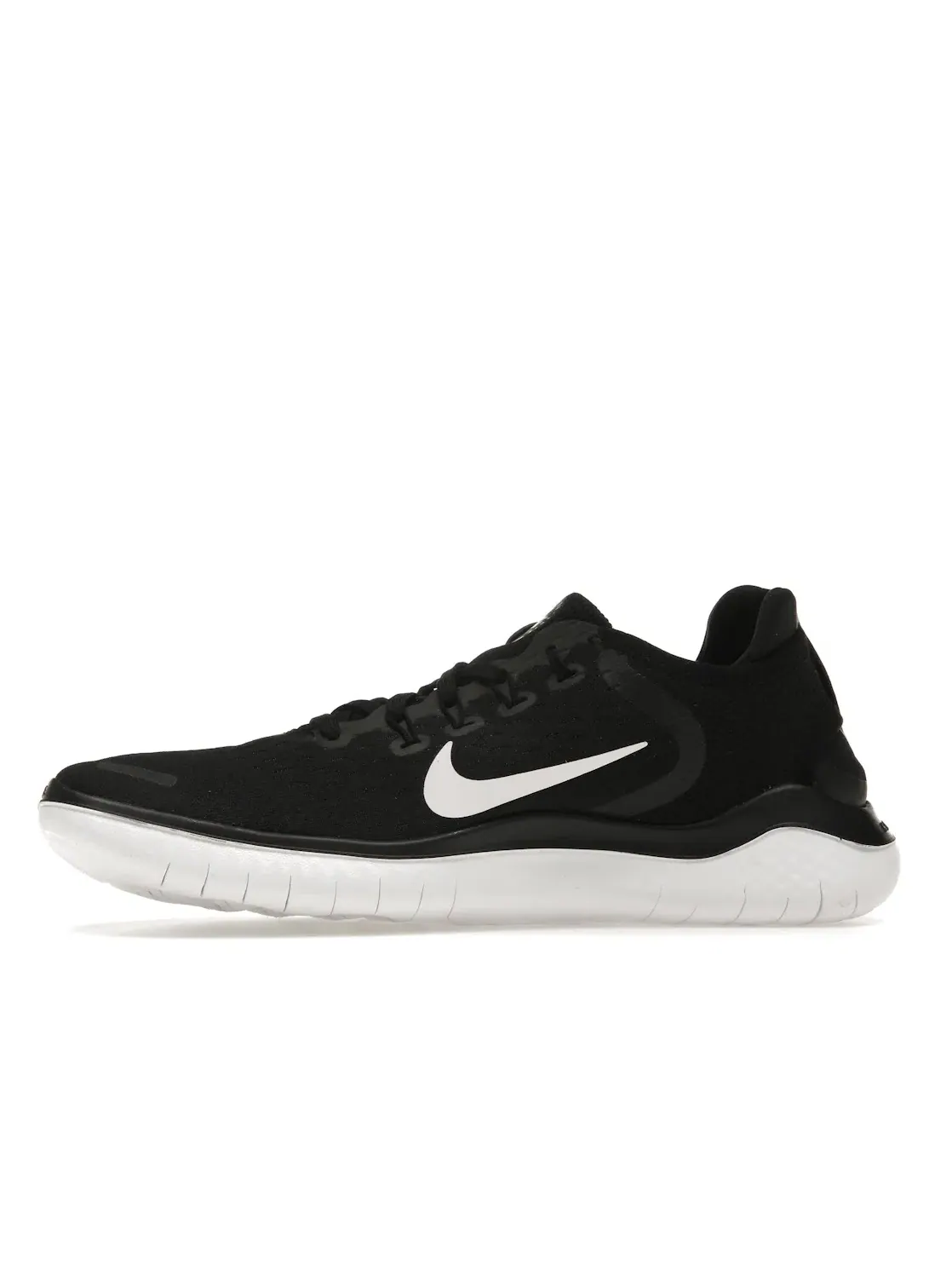 Женские кроссовки для бега Nike Free RN 2018 — изображение 3 из 4, черный/белый