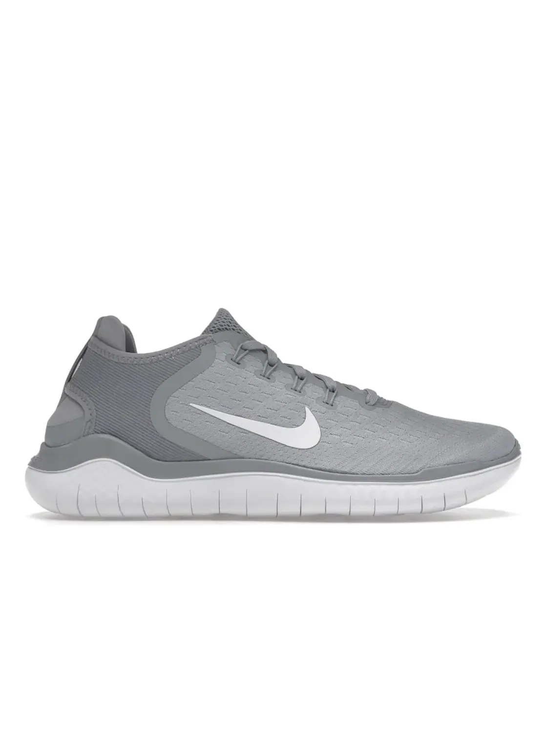 Мужские кроссовки с легким верхом Nike Free RN 2018 Nike — изображение 1 из 4, серый/белый белый