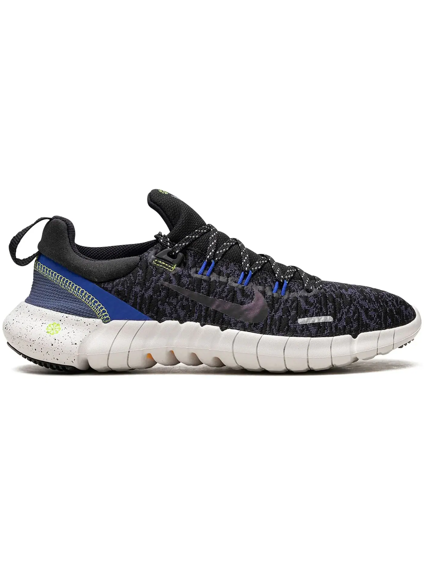 Мужские кроссовки для повседневной носки Nike Free RN 5.0 Next Nature Nike — изображение 1 из 1, черный//синий/мульти