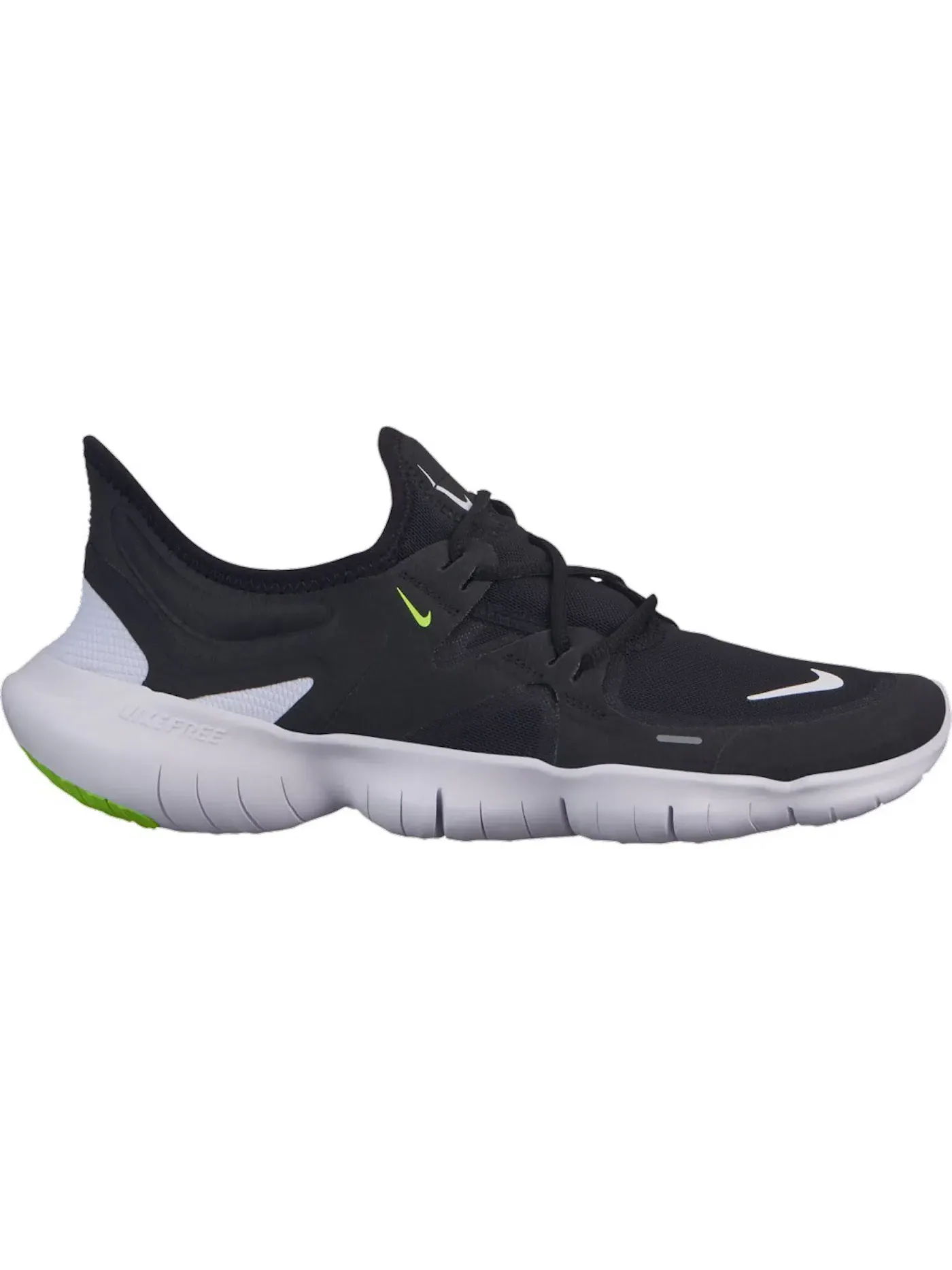 Женские кроссовки с длинным шнурком Nike Free RN 5.0 — изображение 1 из 1, черный/белый