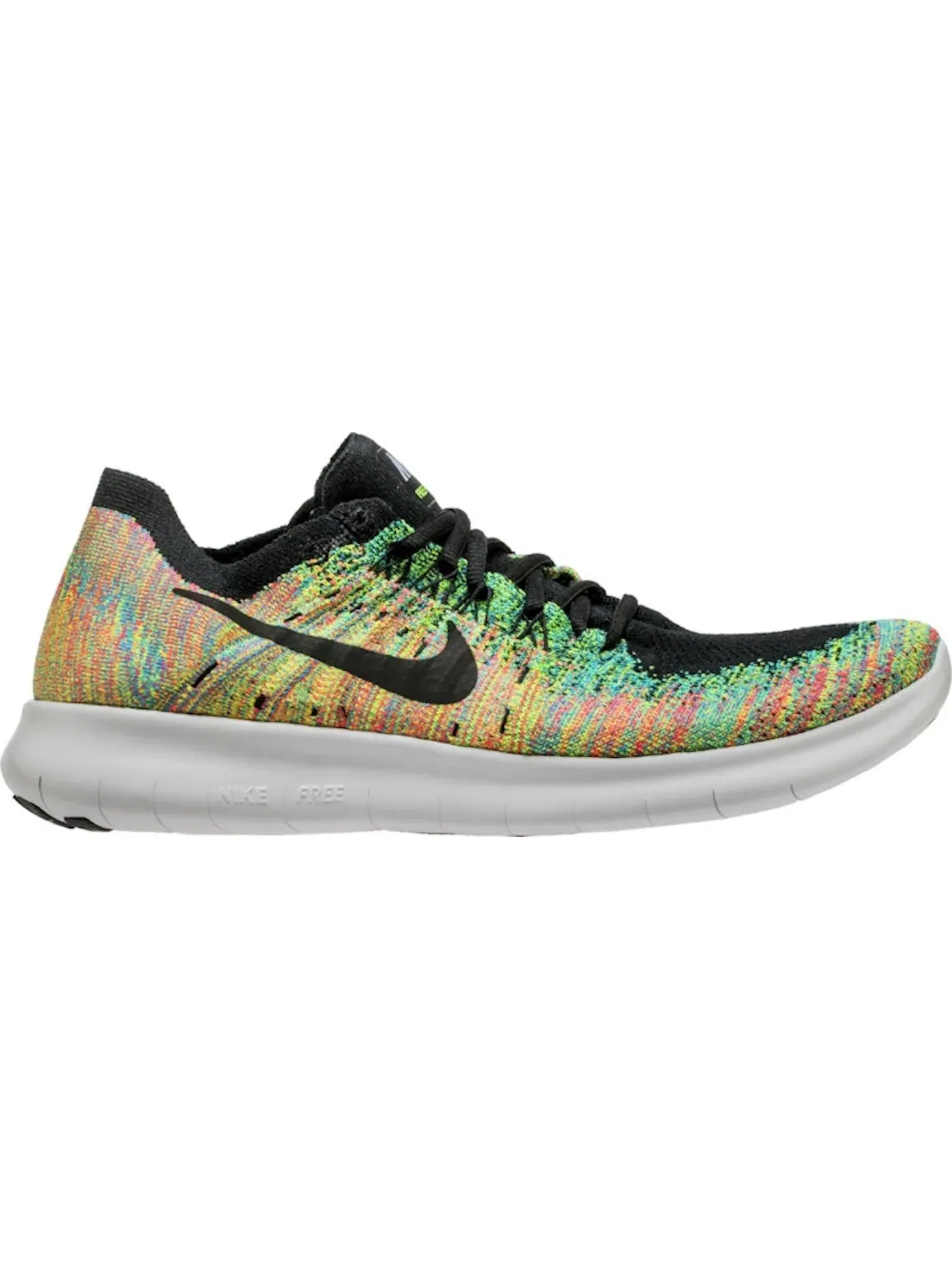 Мужские кроссовки Lifestyle Nike Free RN Flyknit 2017 Nike — изображение 1 из 1, черный/черный-синий