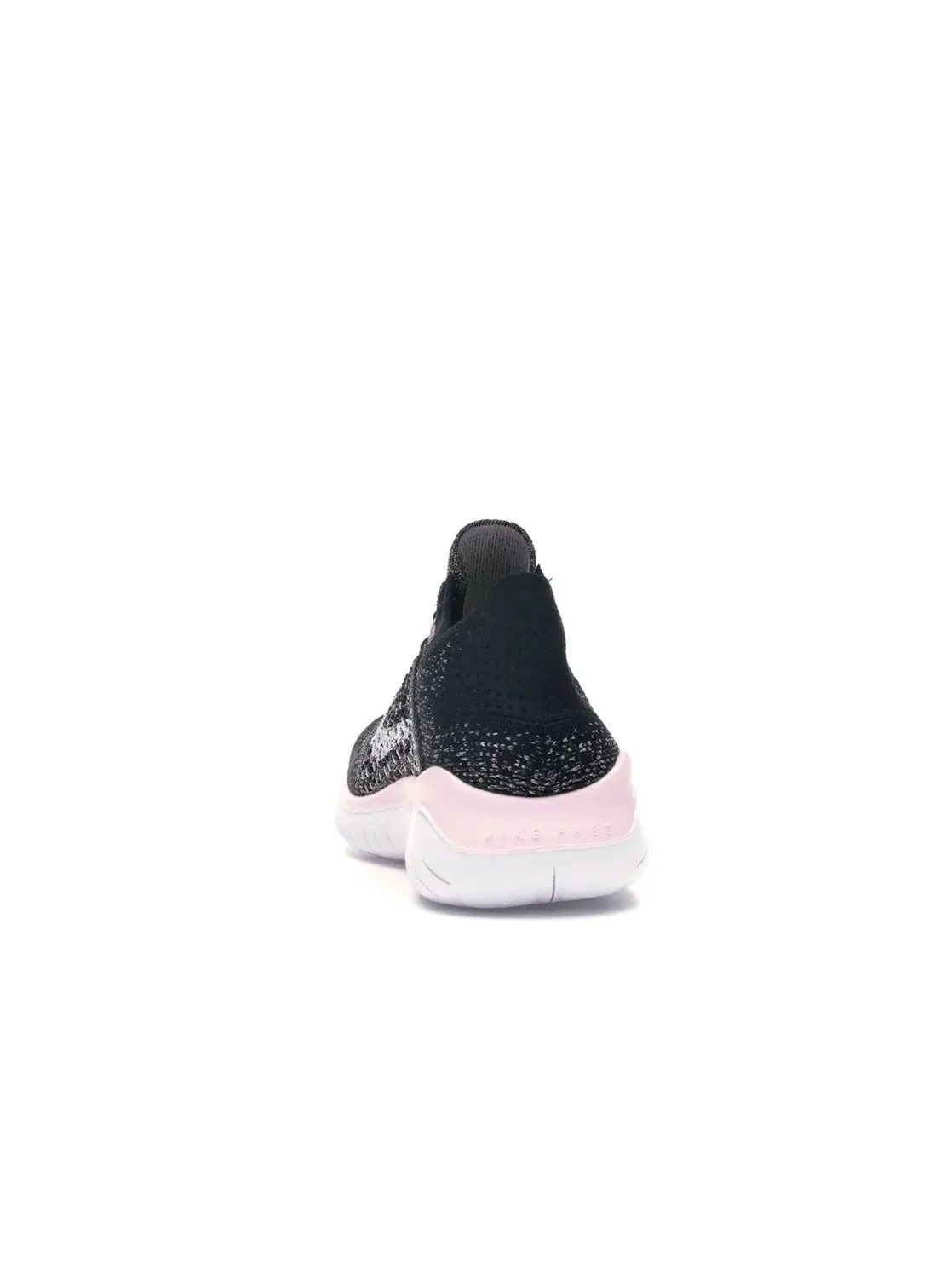 Женские кроссовки для бега с технологией Flyknit Nike Free RN Flyknit 2018 — изображение 4 из 4, черный/розовый-белый