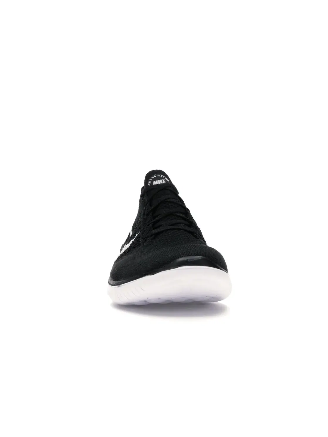Мужские кроссовки с дышащим верхом Nike Free RN Flyknit 2018 Nike — изображение 2 из 4, черный/белый
