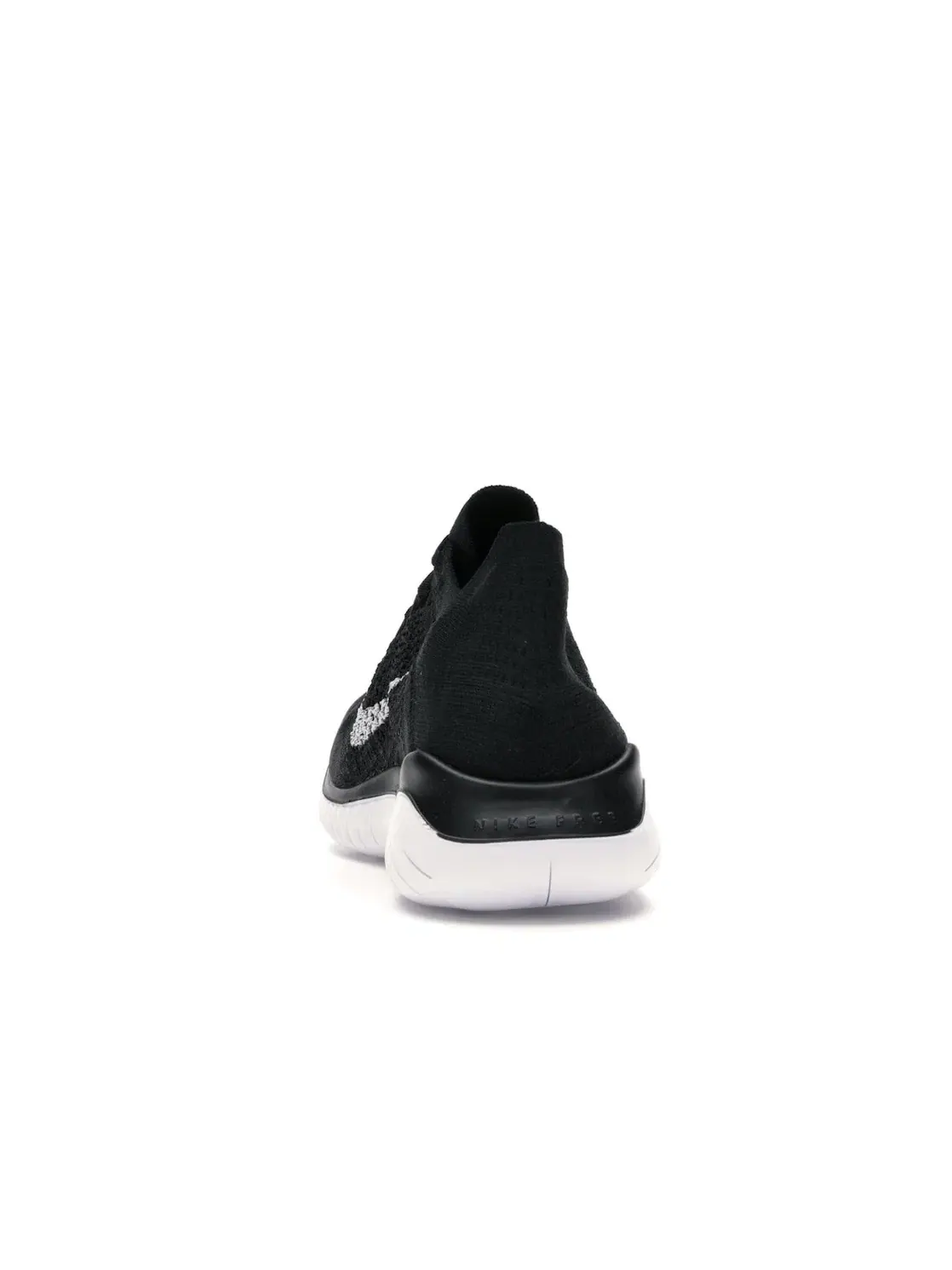 Мужские кроссовки с дышащим верхом Nike Free RN Flyknit 2018 Nike — изображение 4 из 4, черный/белый